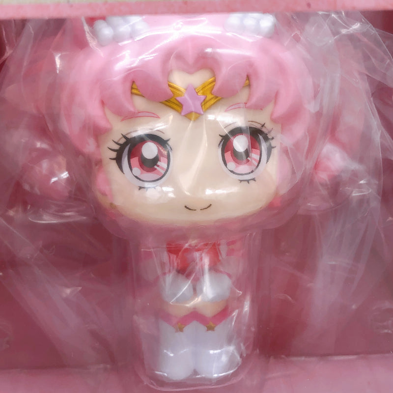 Sailor Moon Cosmos Rukappu Super Sailor Moon & Chibi Moon Figure with Cushion