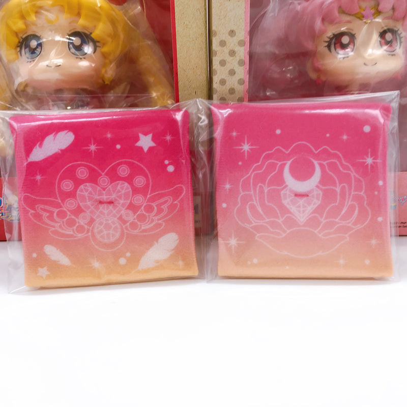 Sailor Moon Cosmos Rukappu Super Sailor Moon & Chibi Moon Figure with Cushion