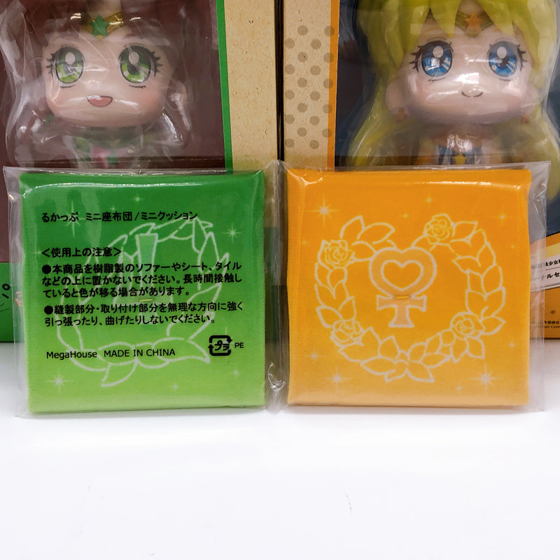 Sailor Moon Cosmos Rukappu Eternal Sailor Jupitor & Venus Figure with Cushion