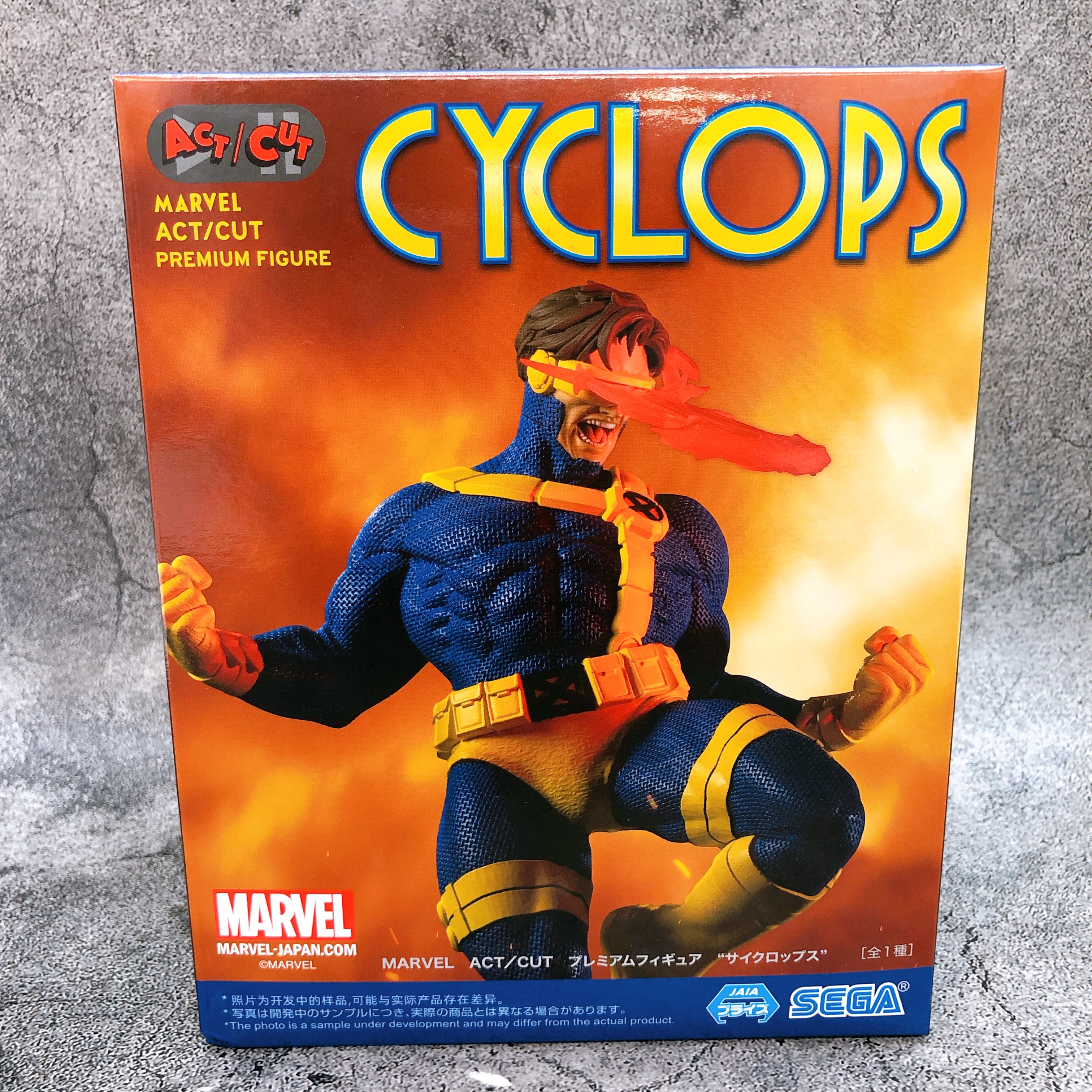 MARVEL Cyclops ACT/CUT Premium Figure SEGA Japan Sealed FASTSHIP