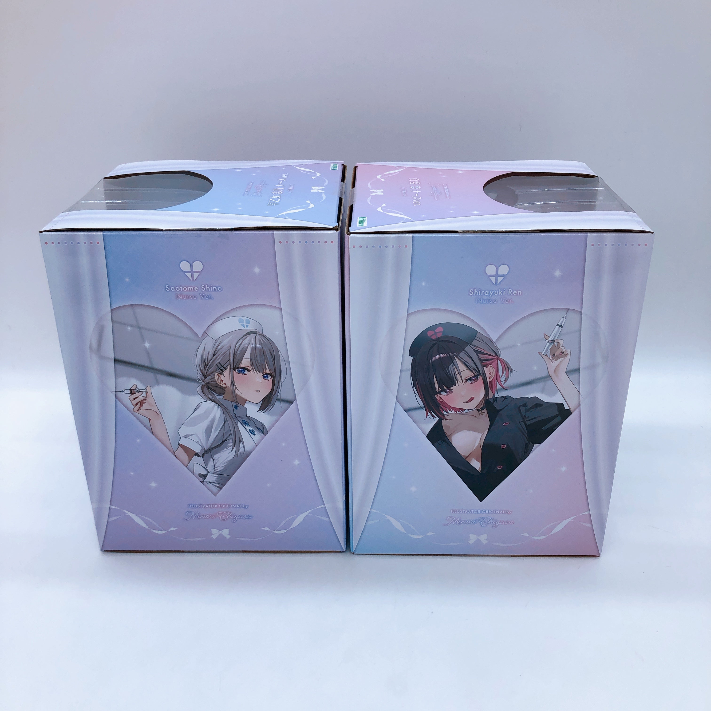 KOTOBUKIYA Saotome Shino & Shirayuki Ren Nurse Figure by Minori Chigusa 1/7 SET