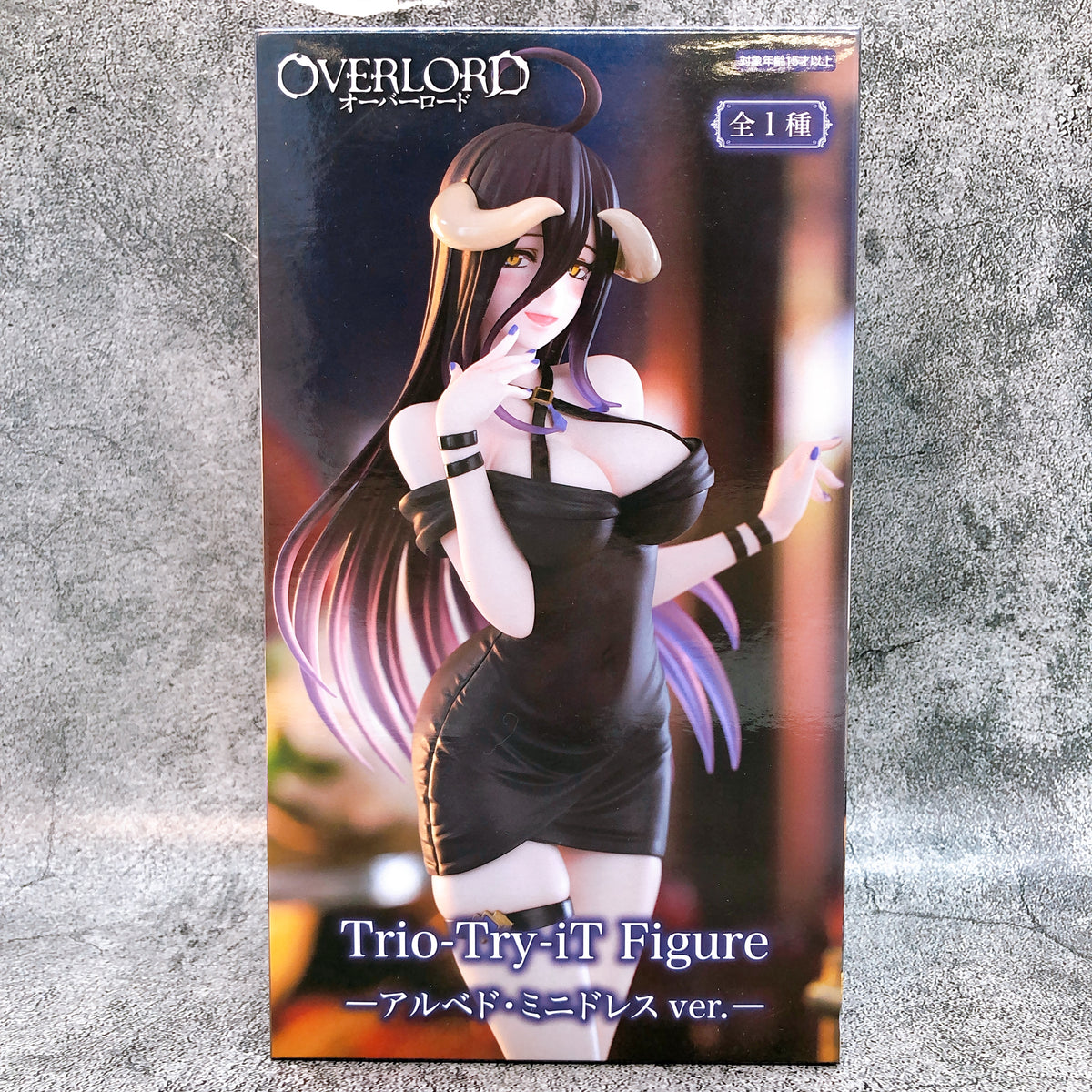 Overlord Albedo Mini Dress ver. Trio-Try-iT Figure FuRyu Japan AUTHENTIC 15+