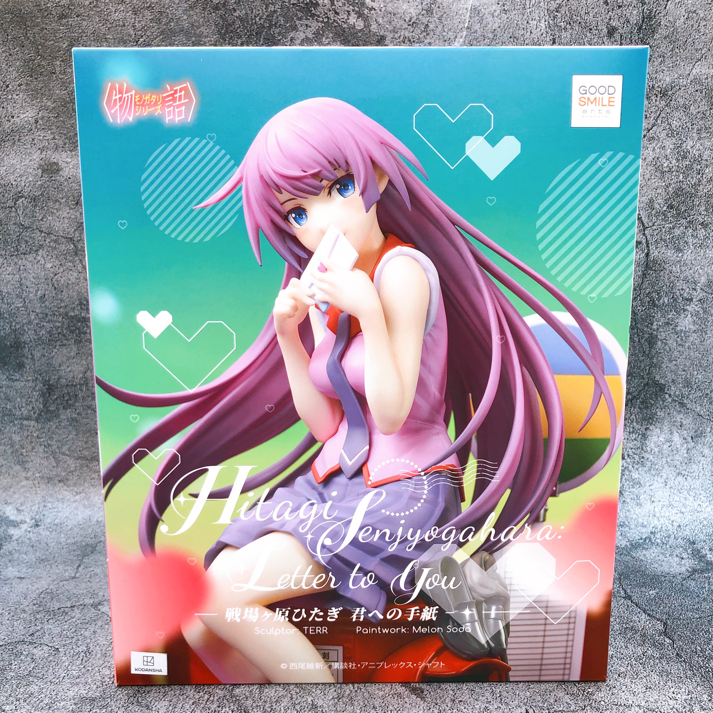 Monogatari Series Hitagi Senjougahara Letter to You 1/7 Scale Figure AUTHENTIC