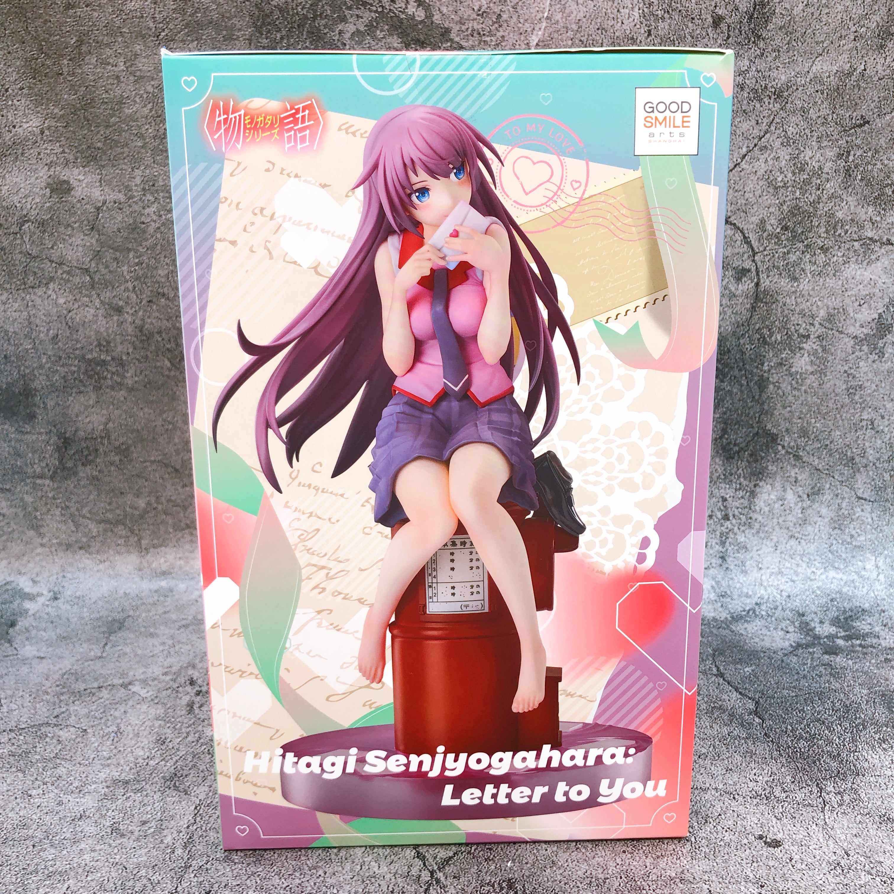Monogatari Series Hitagi Senjougahara Letter to You 1/7 Scale Figure AUTHENTIC