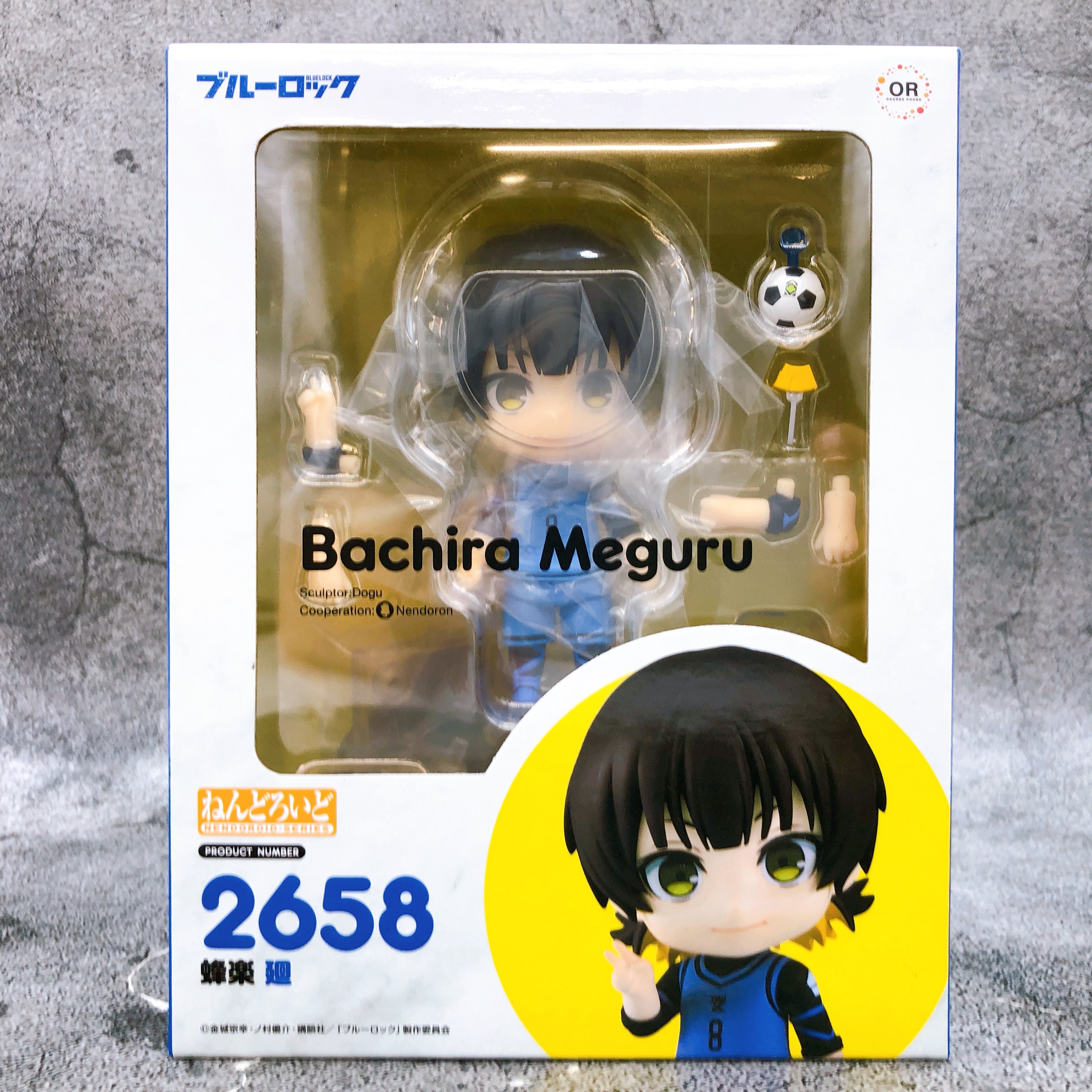 Blue Rock Bachira Meguru Nendoroid 2658 Action Figure Orange Rouge NEW