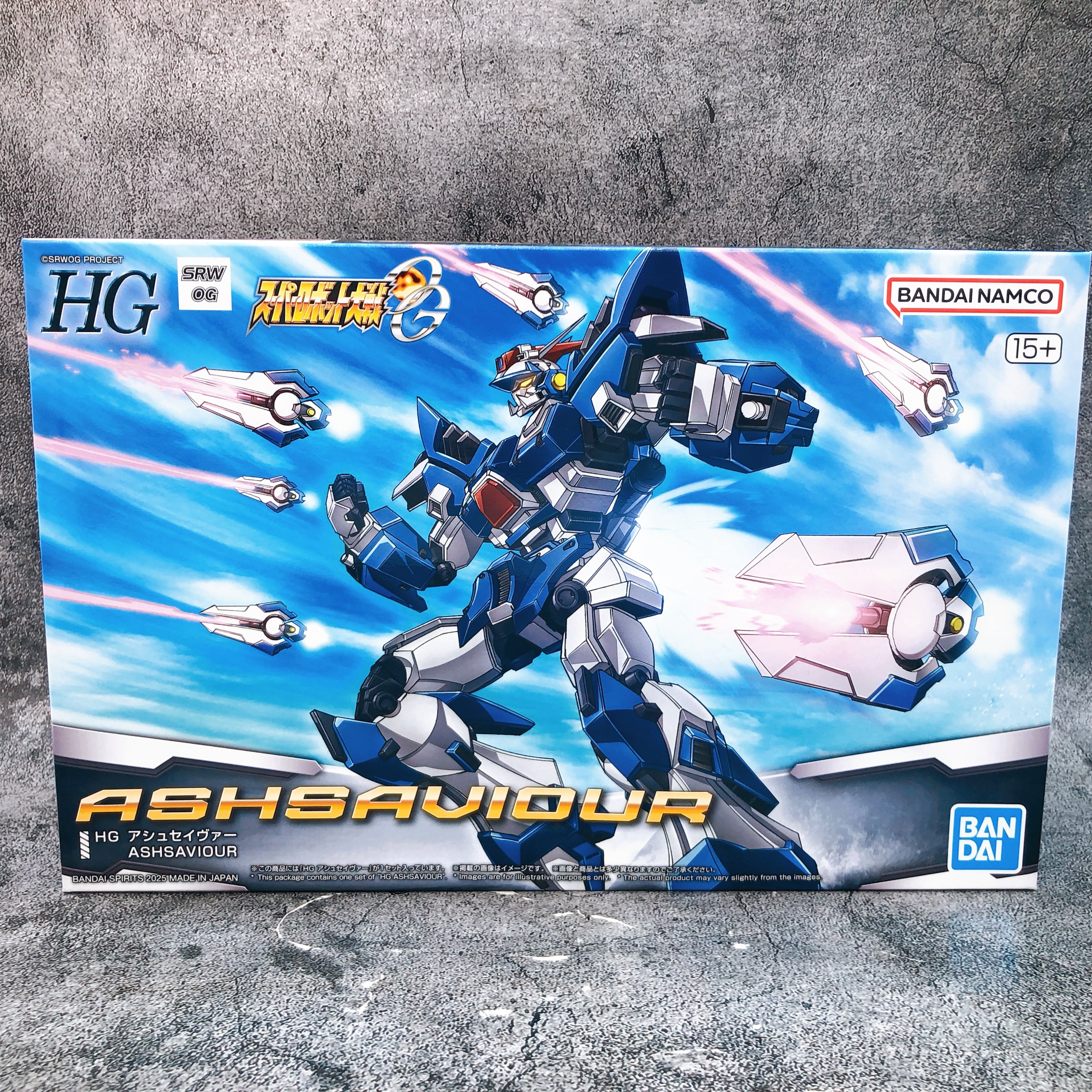 HG Ashsaviour Super Robot Wars OG Plastic Model Kit Bandai Japan NEW FASTSHIP