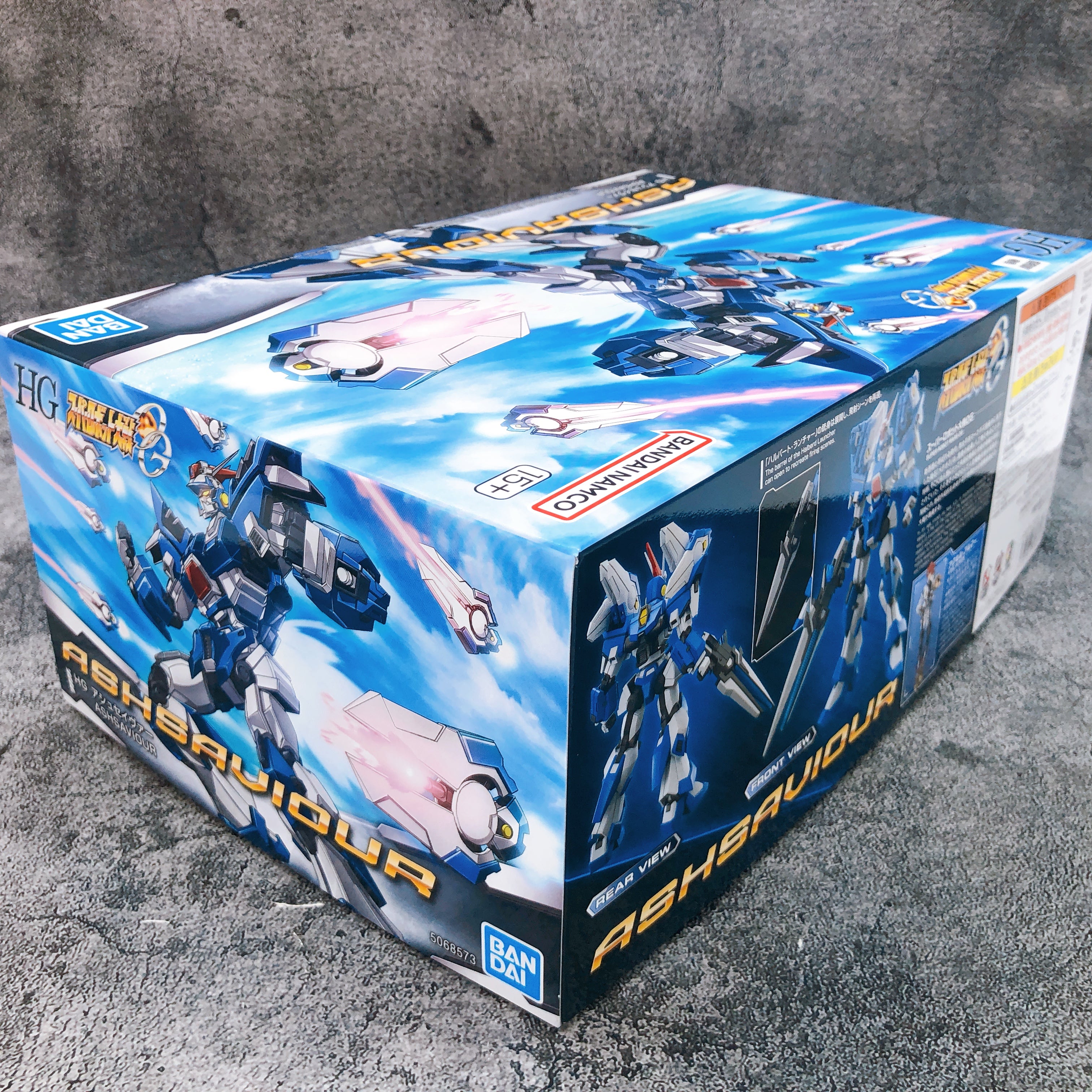 HG Ashsaviour Super Robot Wars OG Plastic Model Kit Bandai Japan NEW F