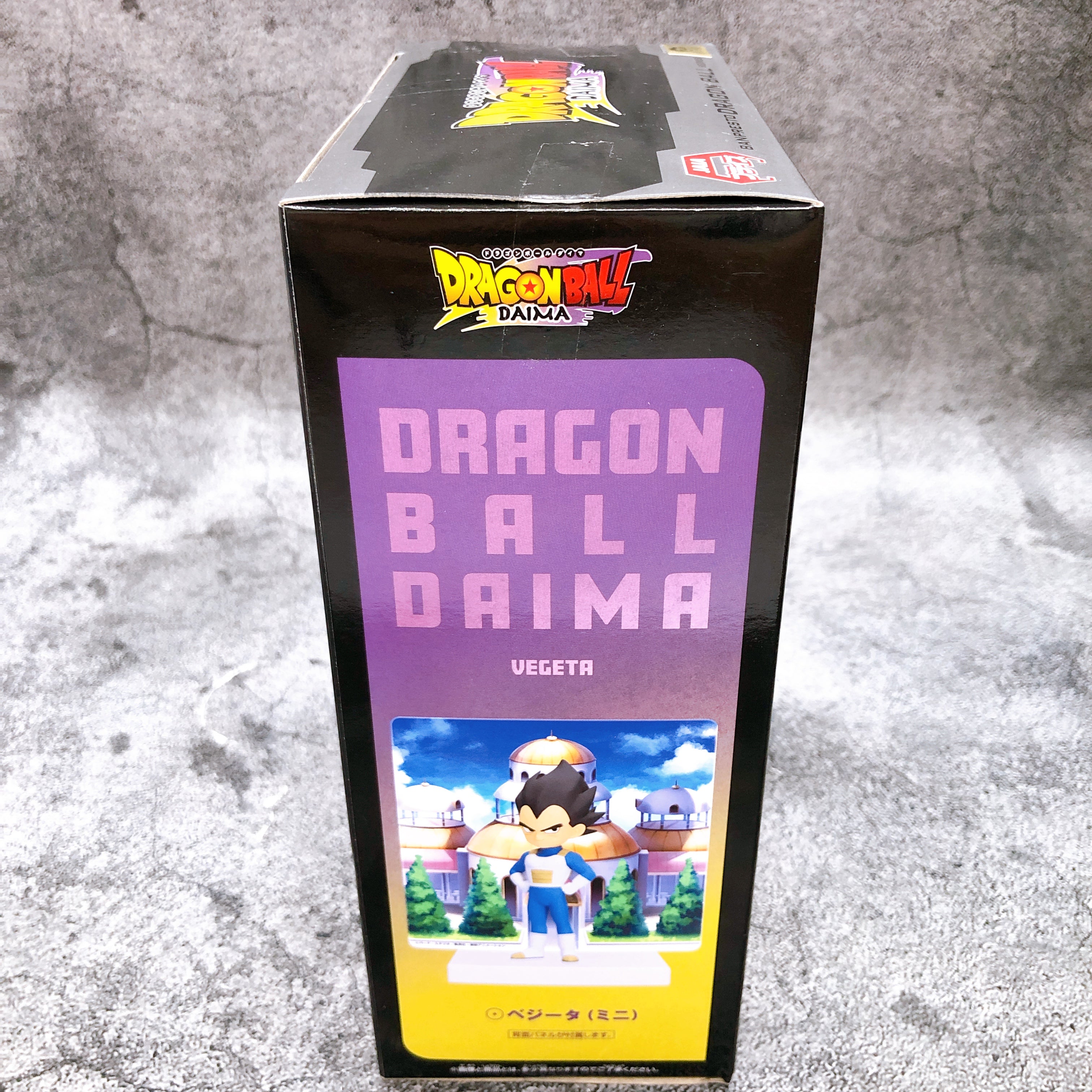 Dragon Ball DAIMA Vegeta Mini Figure w/ Panel BANPRESTO Japan Sealed NEW