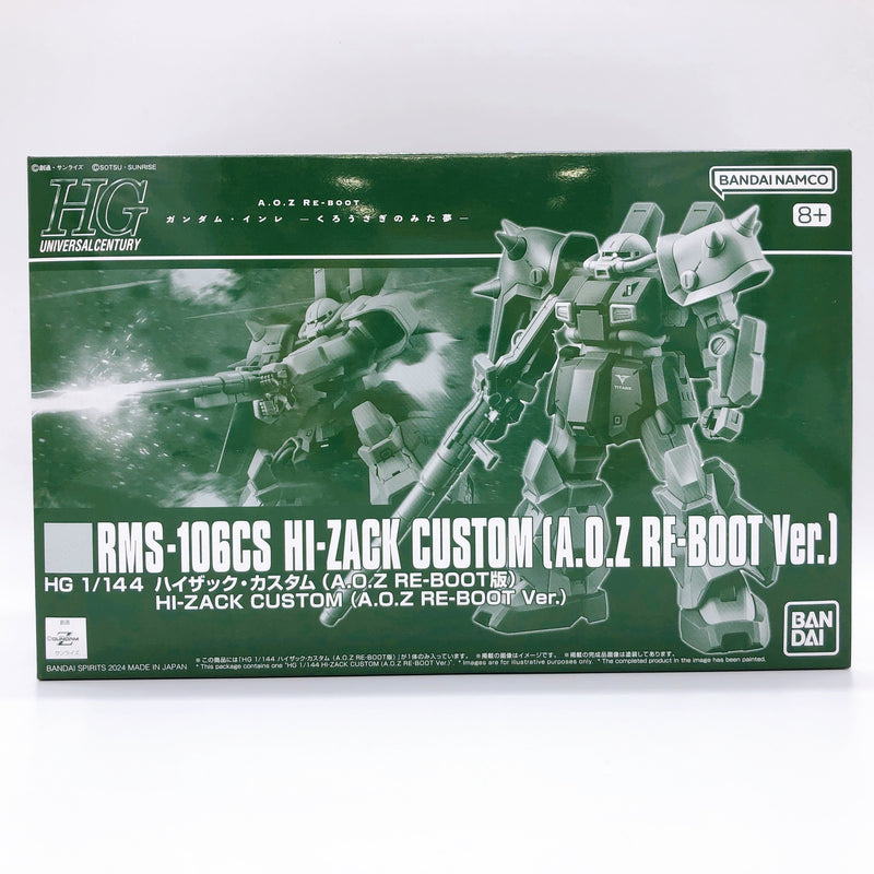 HG 1/144 HI-ZACK Custom A.O.Z Re-Boot Ver. Model Kit Premium Bandai NEW FASTSHIP