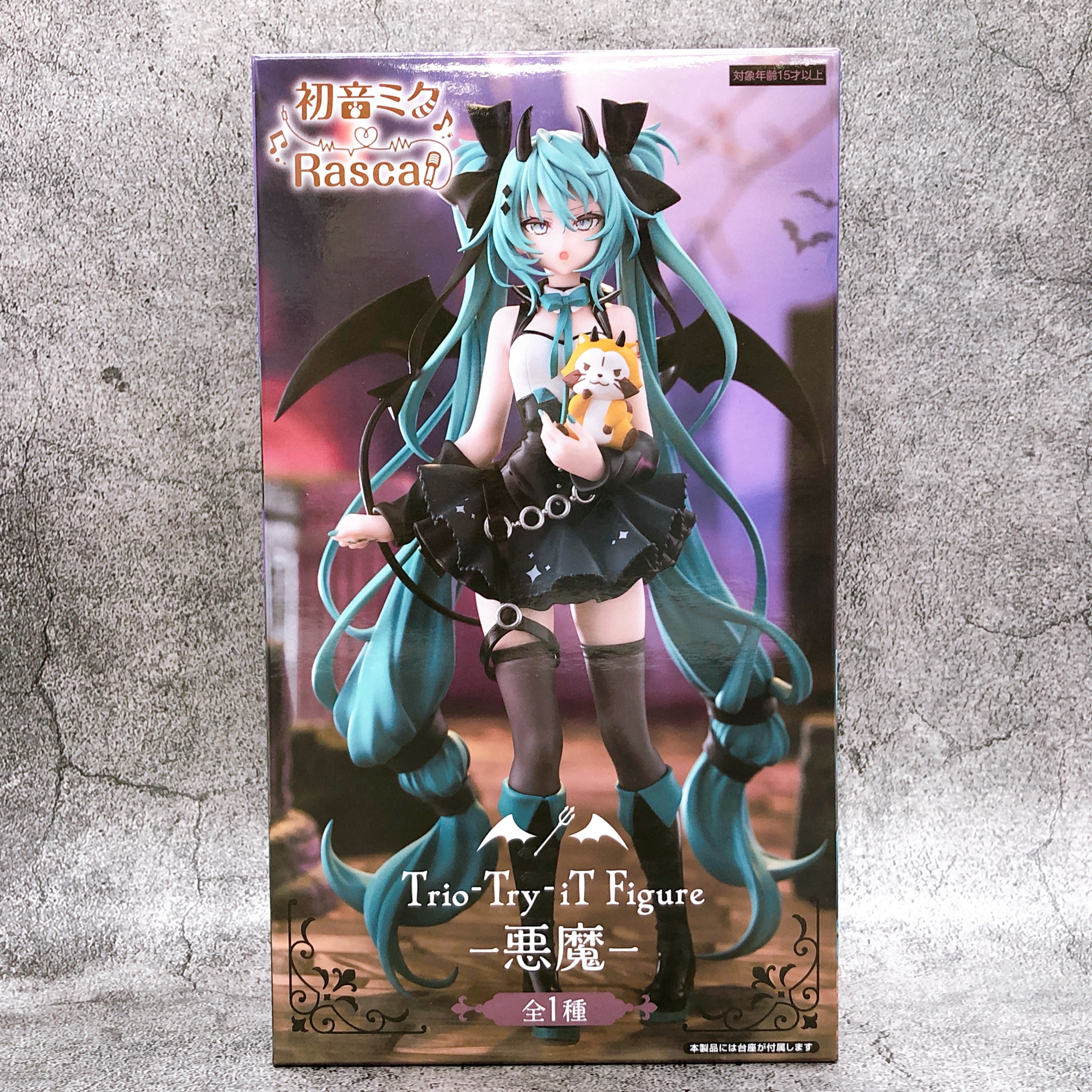 Hatsune Miku & Rascal Devil ver Trio-Try-iT Figure FuRyu Japan Sealed FASTSHIP