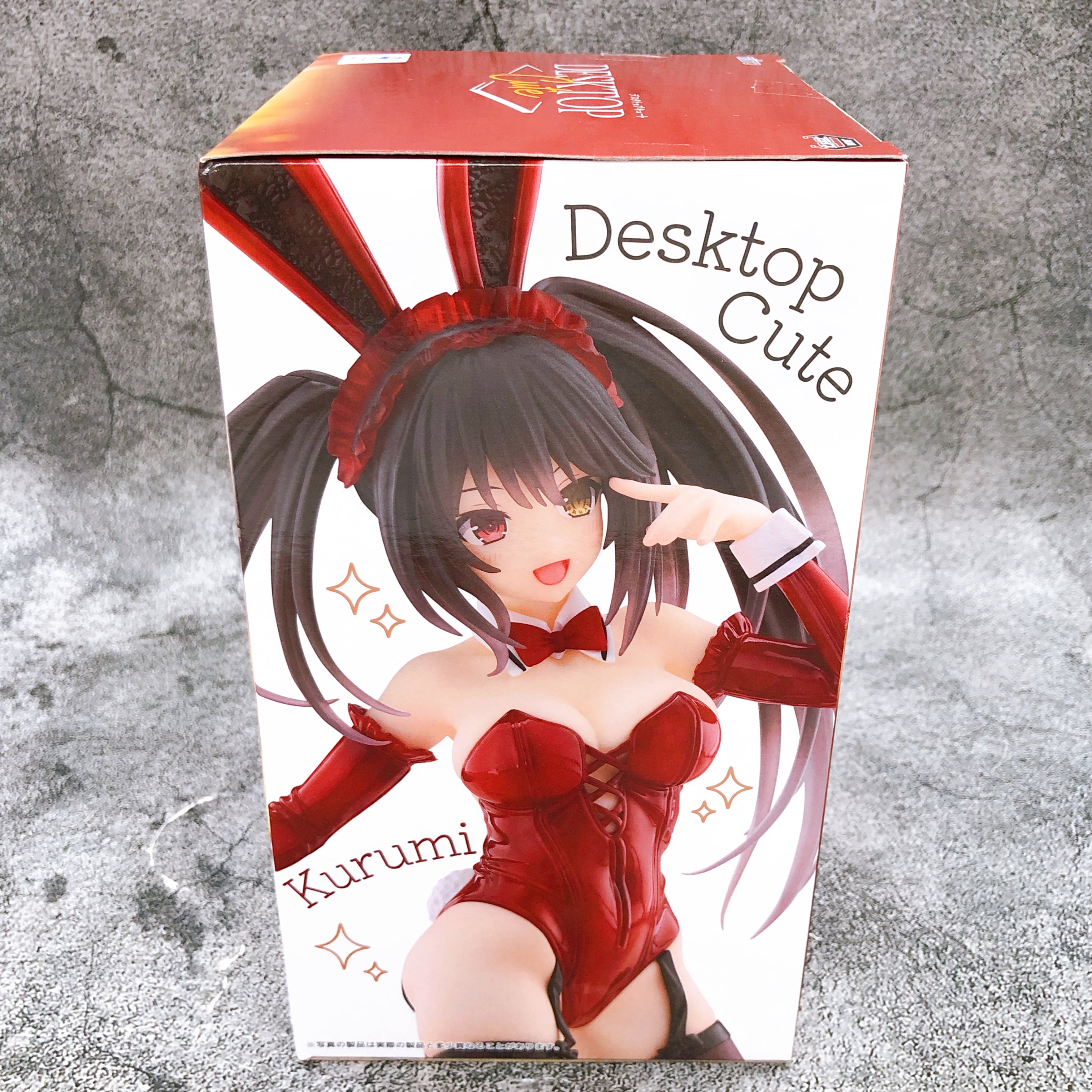 Date A Live Kurumi Tokisaki Figure Bunny ver. Desktop Cute Figure Taito Japan