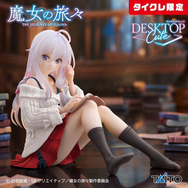 The Journey of Elaina Casual Wear Ver. Desktop Cute Taito Online Crane Limited