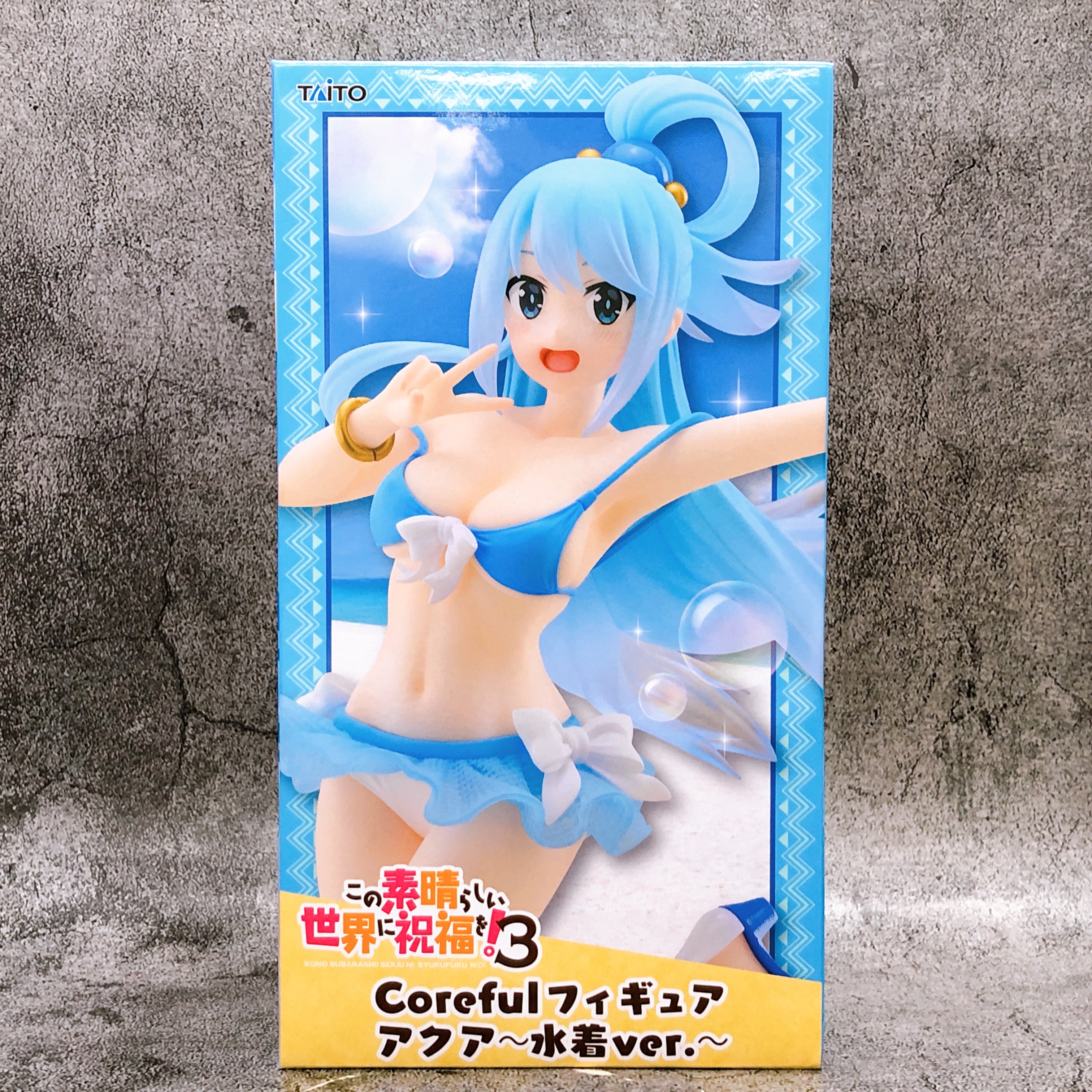 KonoSuba Aqua Swimsuit Ver. Coreful Figure Taito Japan AUTHENTIC FASTSHIP 15+