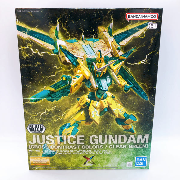 MG 1/100 ジャスティスガンダム　クロスコントラストカラー　クリアグリーン BANDAI 【新品】【即納】MG 1/100 ジャスティスガンダム