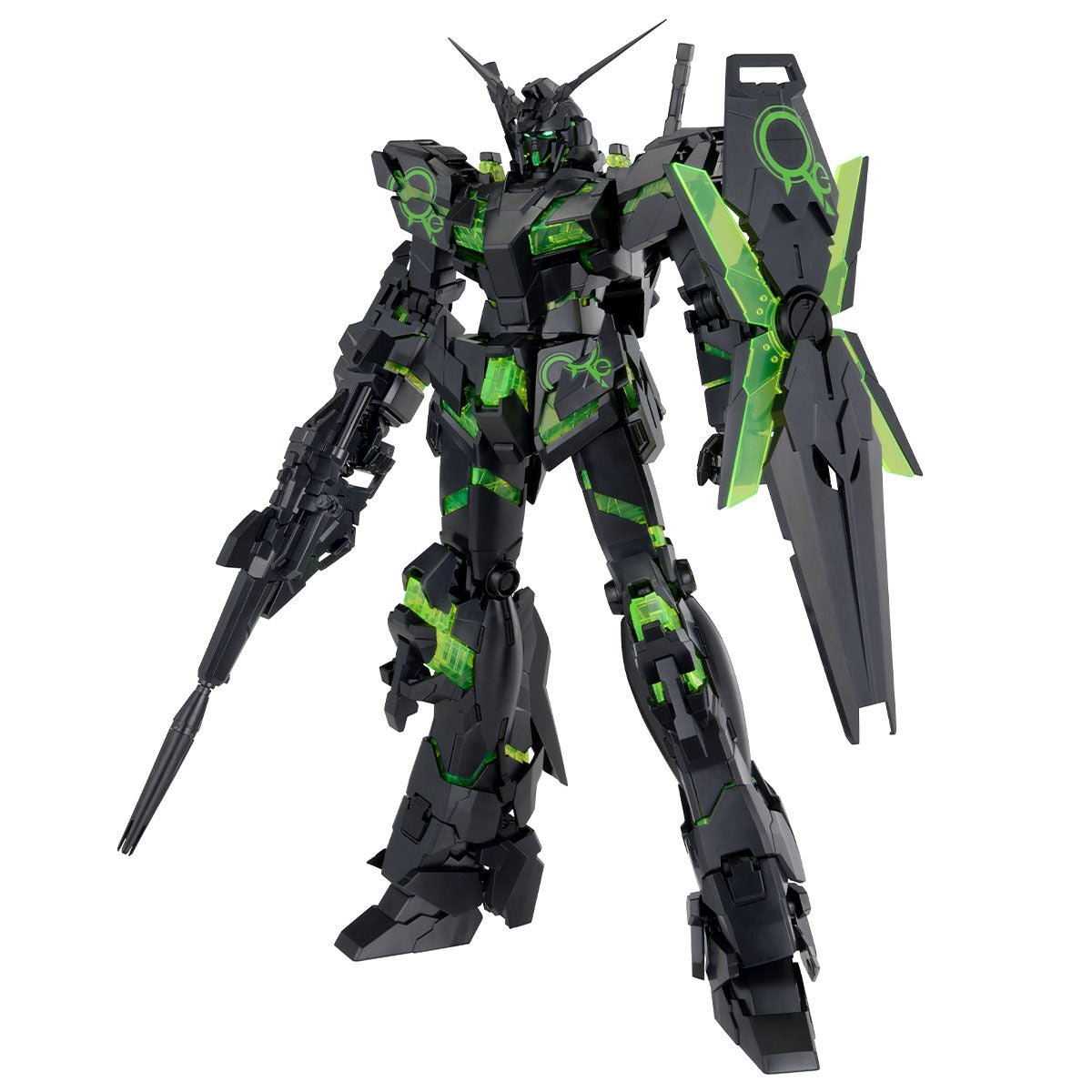 MG 1/100 Unicorn Gundam Recirculation Color Clear Neon Green Limited Kit Bandai