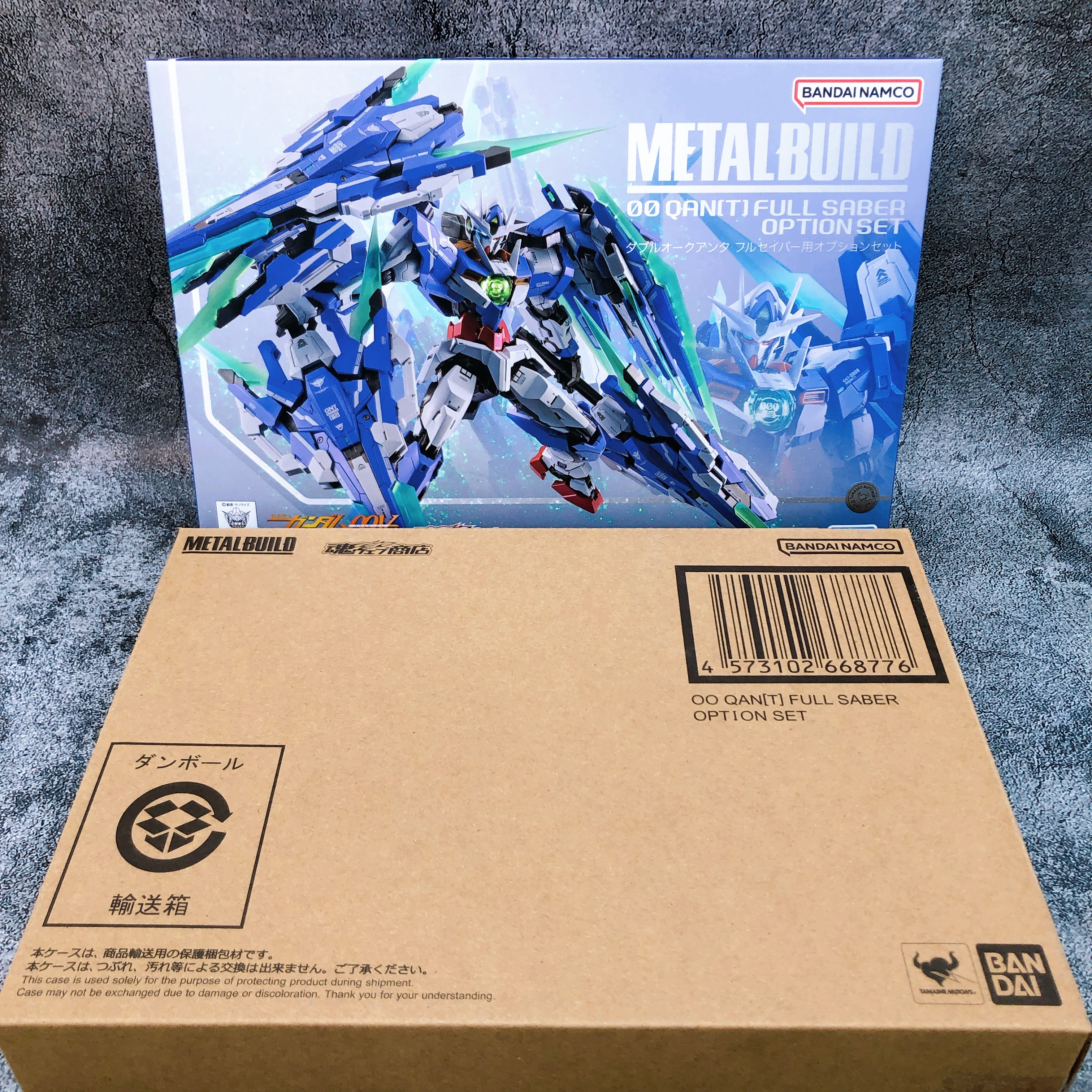 METAL BUILD Gundam 00 Qan[T] Full Saber Option Set Figure Bandai Japan NEW
