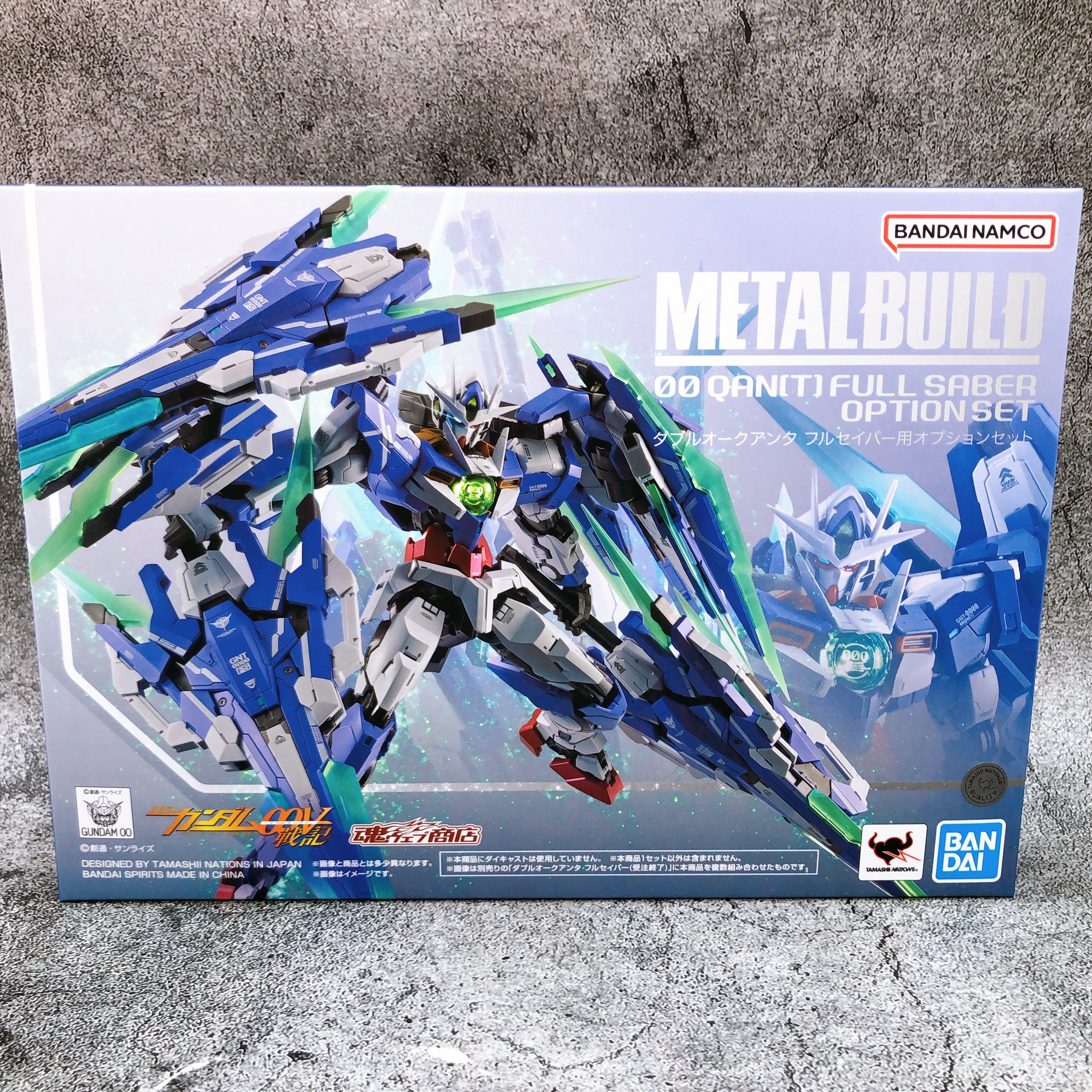 METAL BUILD Gundam 00 Qan[T] Full Saber Option Set Figure Bandai Japan NEW