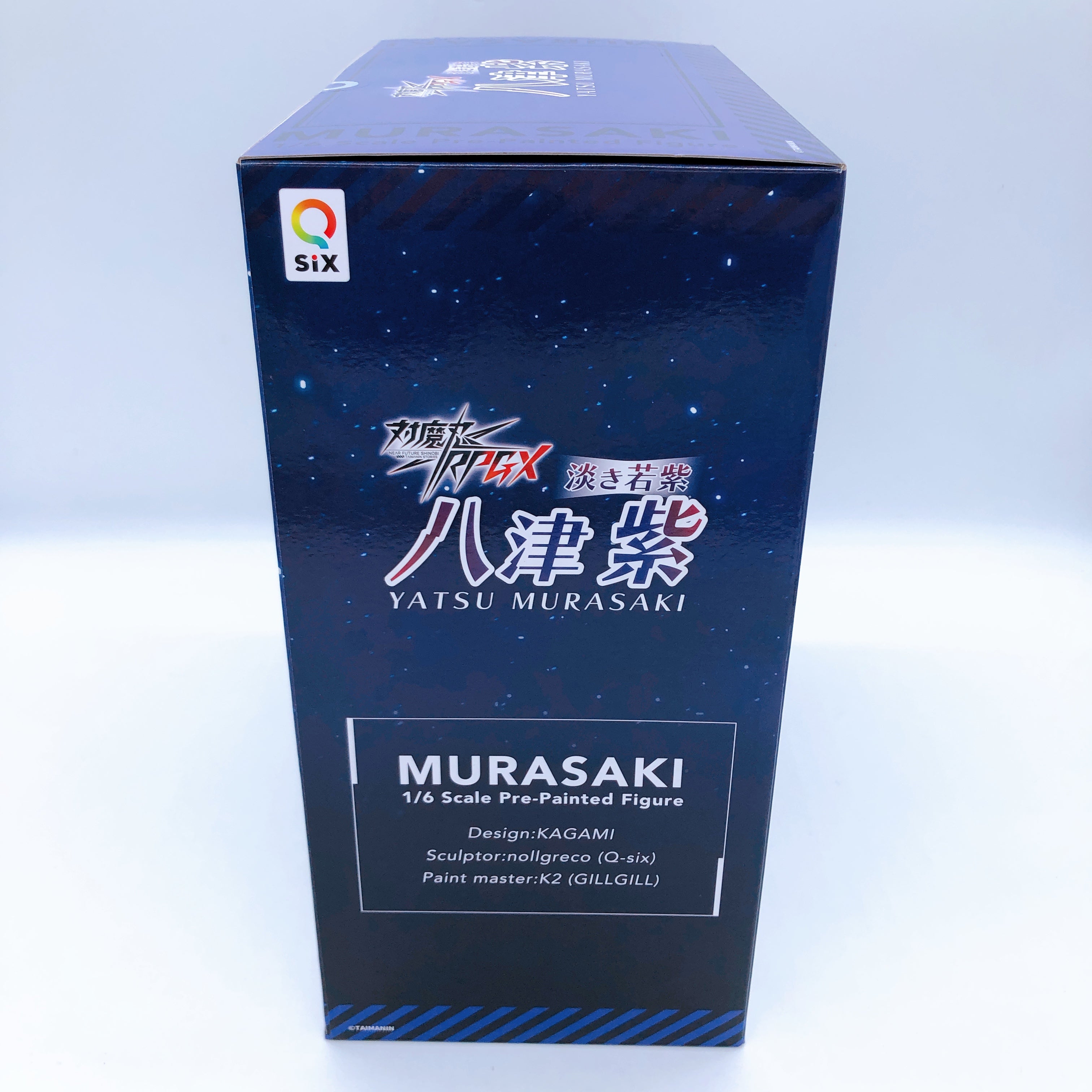 Taimanin RPGX Yatsu Murasaki 1/6 Scale Figure Q-six Japan AUTHENTIC FASTSHIP