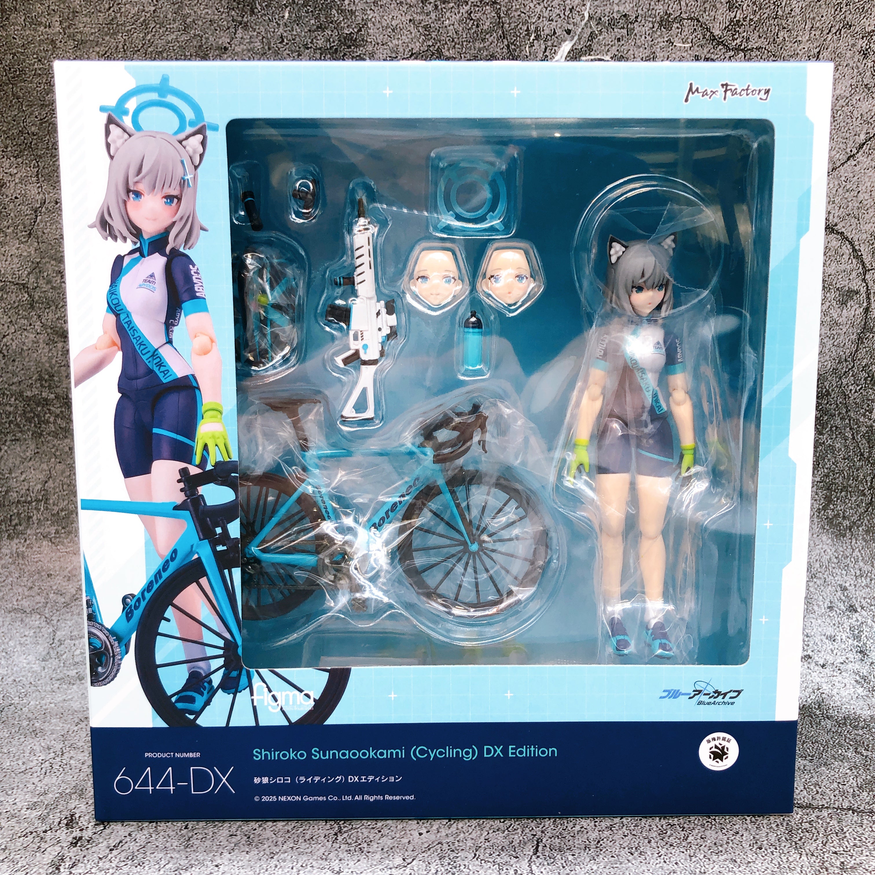 Blue Archive Shiroko Sunaookami Cycling figma 644-DX Max Factory Figure NEW