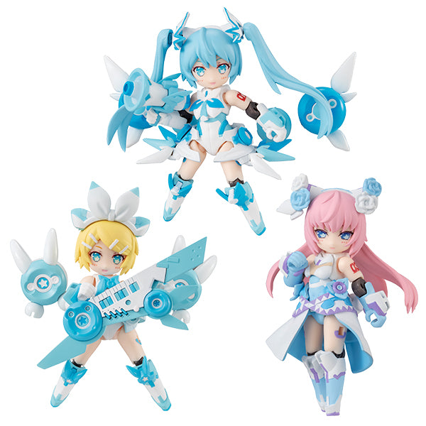 Desktop Singer Series Hatsune Snow Miku & Rin & Luka SET B-139[SN]s Sealed