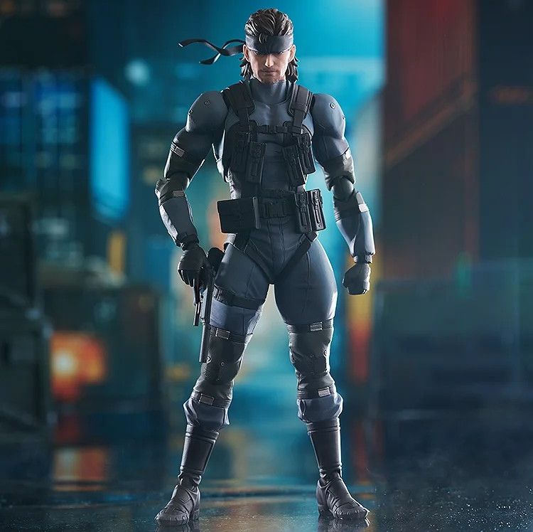 (w/Bonus) Metal Gear Solid Snake MGS2 Updated Edition figma 645 Action Figure