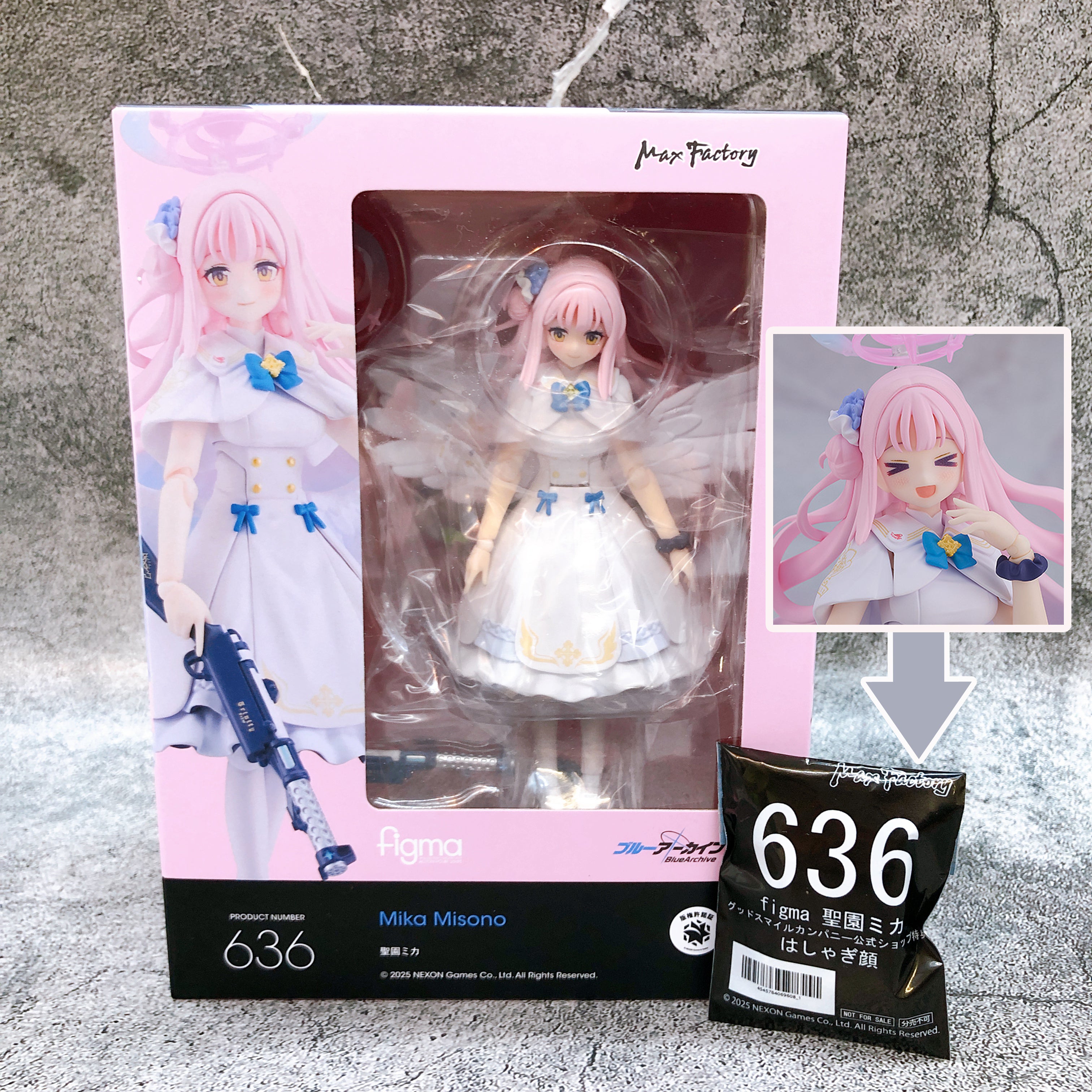 w/Bonus) Blue Archive Mika Misono figma 636 Max Factory Japan Action