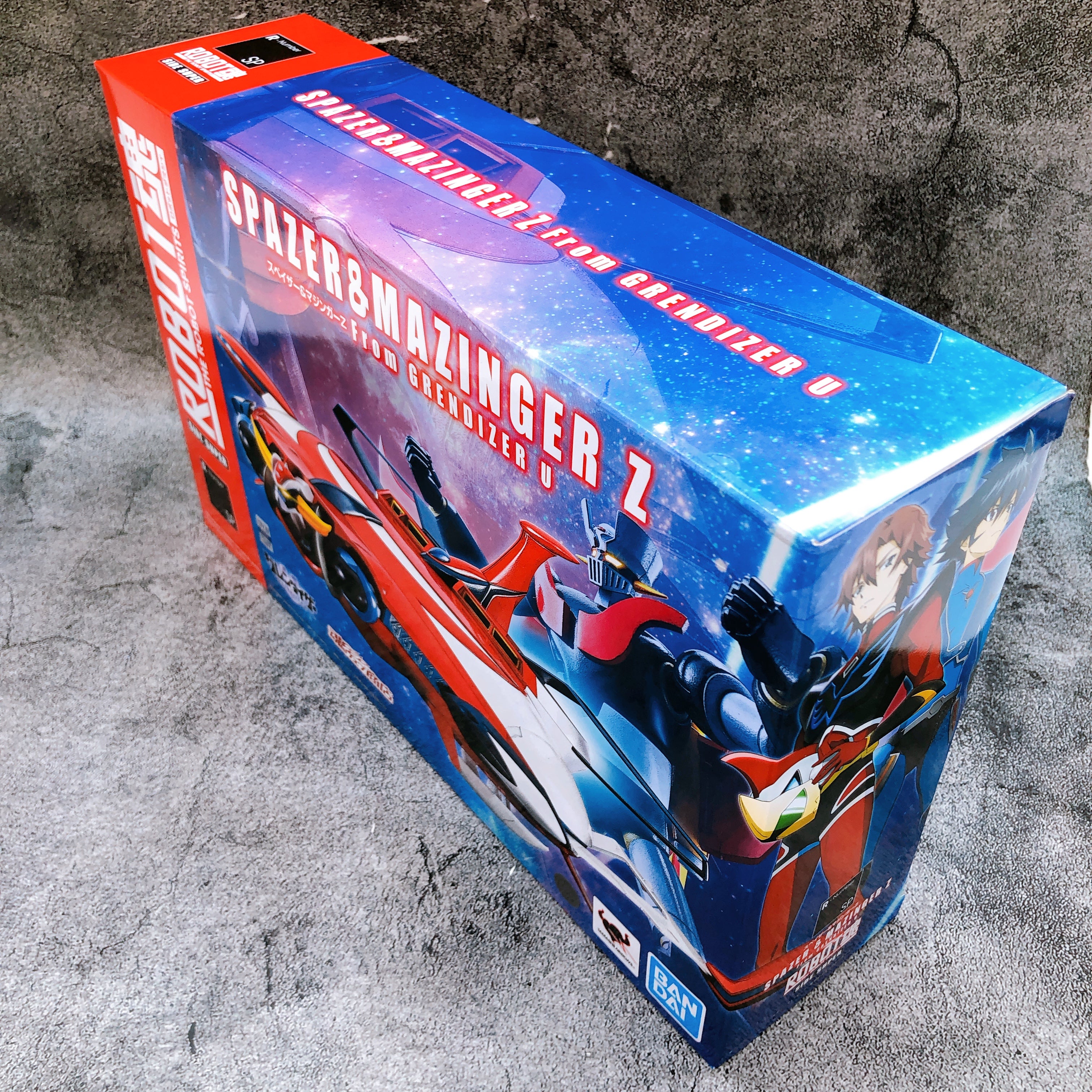 Spazer & Mazinger Z from Grendizer U Robot Spirits Action Figure Bandai Japan