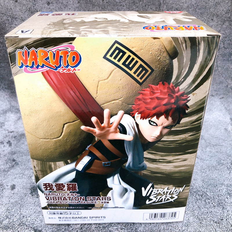 Naruto Gaara VIBRATION STARS GARA Figure BANPRESTO Japan Sealed NEW FASTSHIP