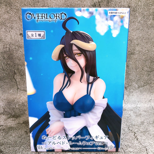 Overlord Albedo Roomwear ver. Noodle Stopper Figure FuRyu Japan NEW FASTSHIP