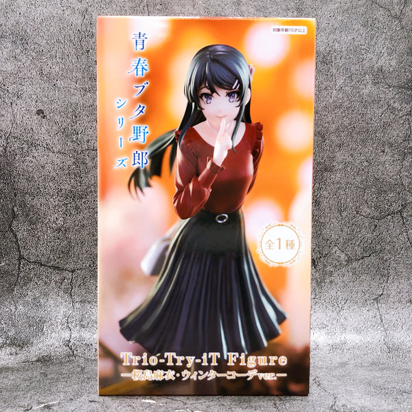 Rascal Does Not Dream Mai Sakurajima Winter Coordinate Trio-Try-iT Figure NEW