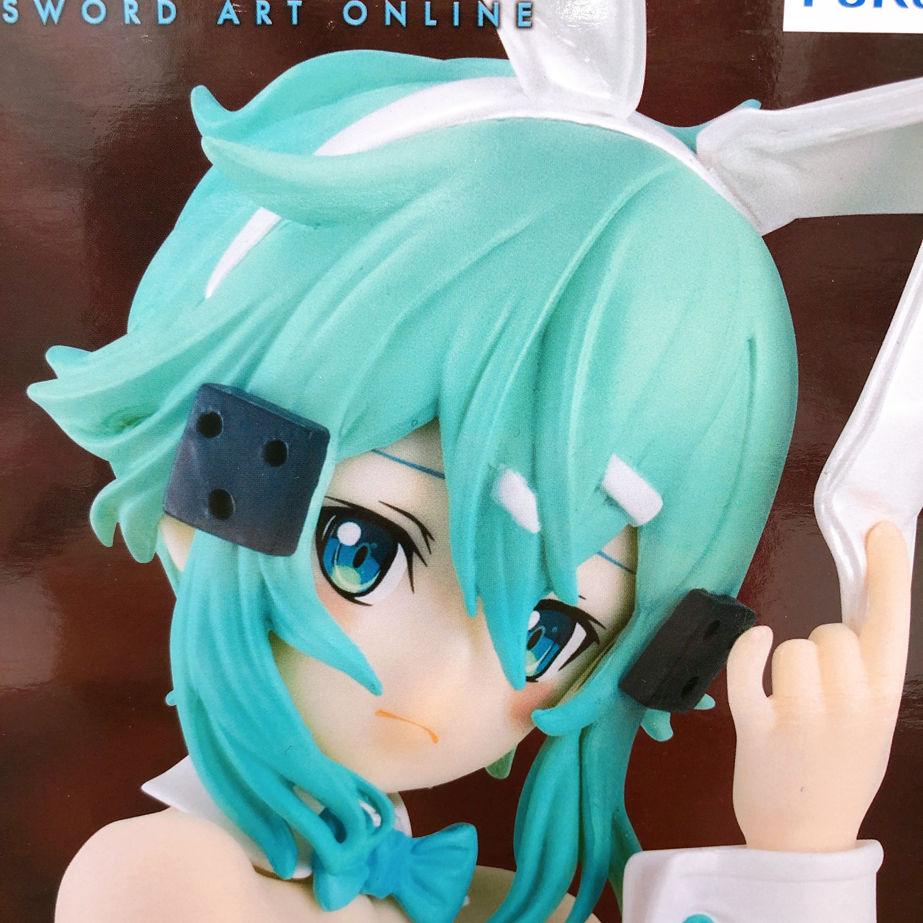 Sword Art Online Sinon White Pearl Ver. BiCute Bunnies Figure FuRyu NEW FASTSHIP