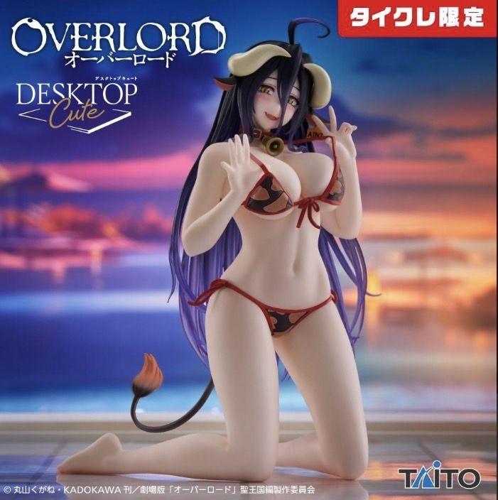 Overlord Albedo Desktop Cute Cow-Print Swimsuit Figure Taito Online Limited NEW