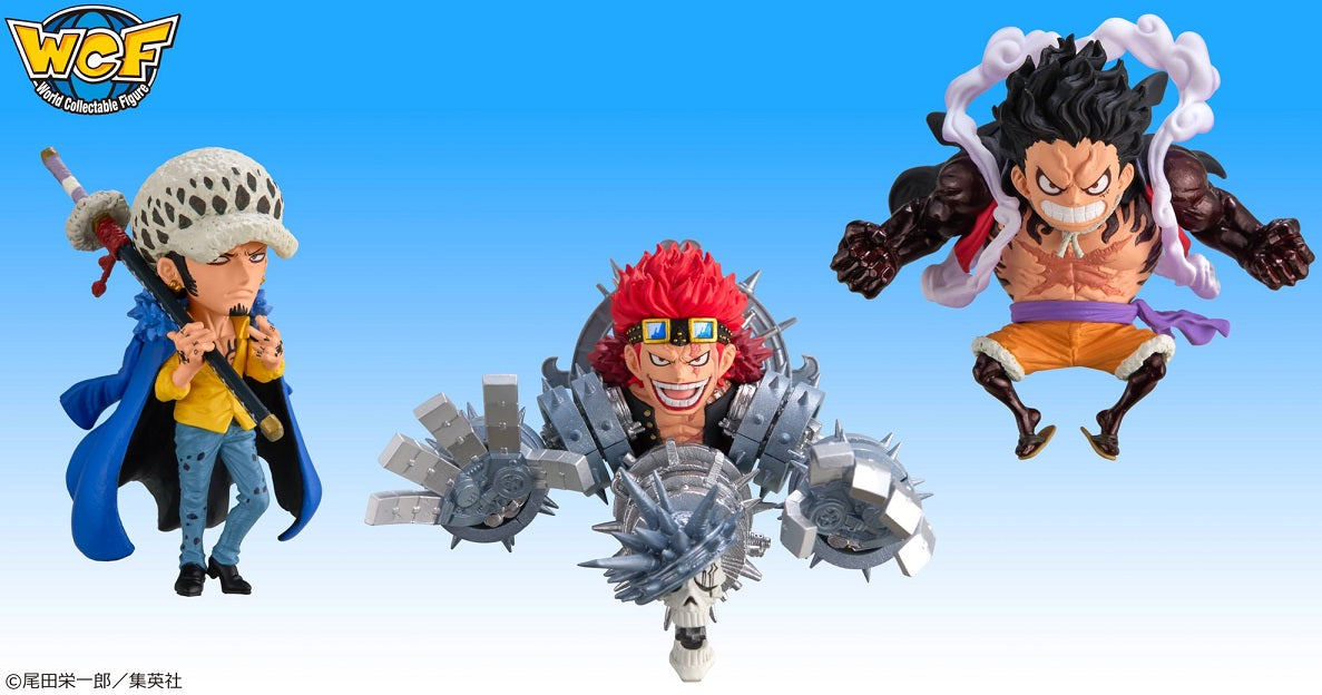 One Piece Monkey D. Luffy ＆ Trafalgar Law ＆ Eustass Captain Kid WCF BANPRESTO