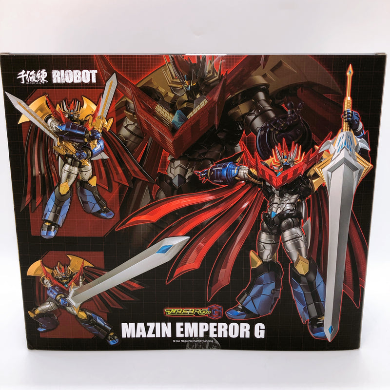 Super Robot Wars V Mazin Emperor G RIOBOT Sentinel Action Figure Japan FASTSHIP