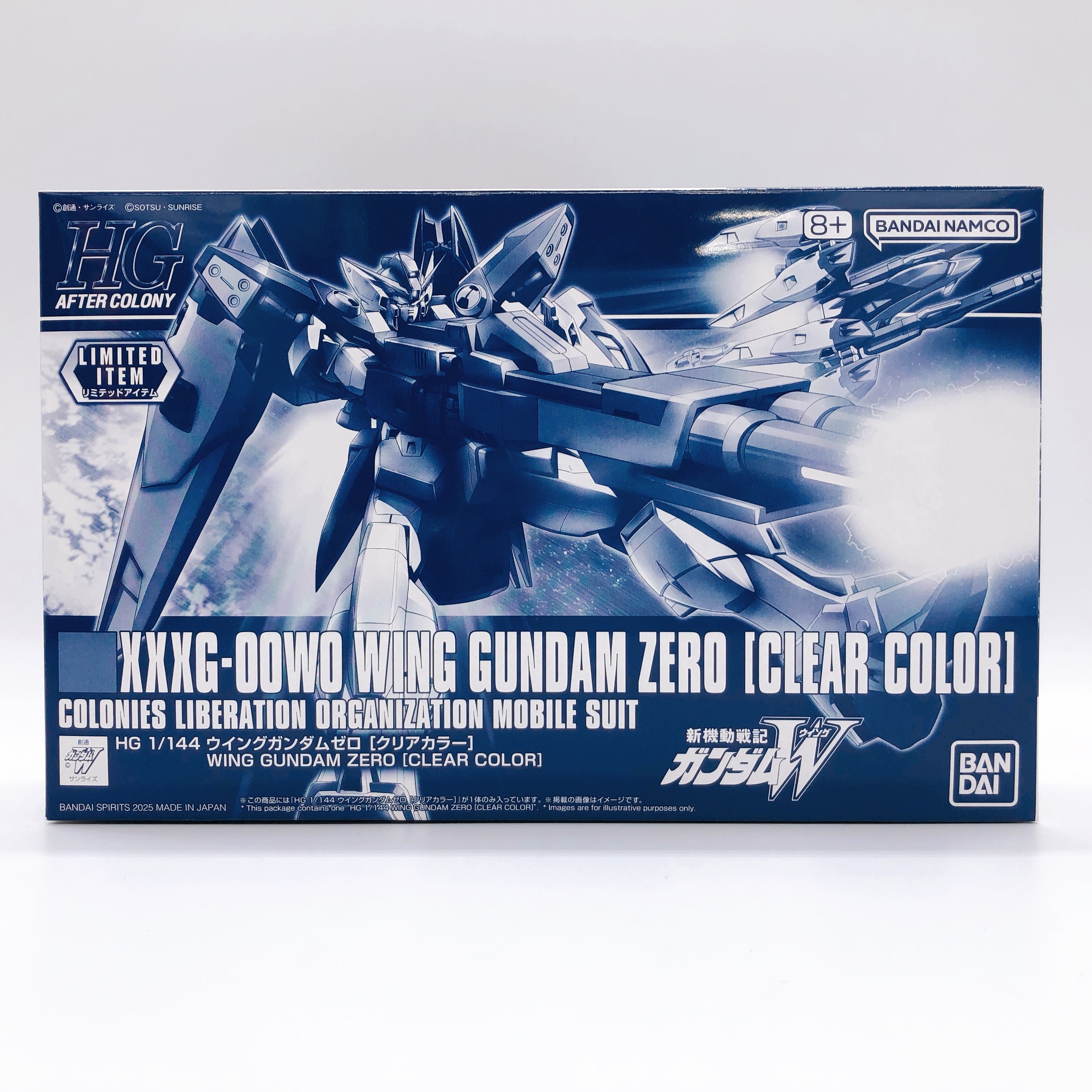 HG 1/144 Wing Gundam Zero Clear Color Limited Model Kit Bandai Japan FASTSHIP