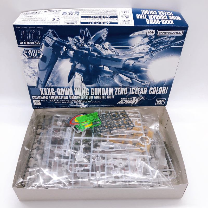 HG 1/144 Wing Gundam Zero Clear Color Limited Model Kit Bandai Japan FASTSHIP