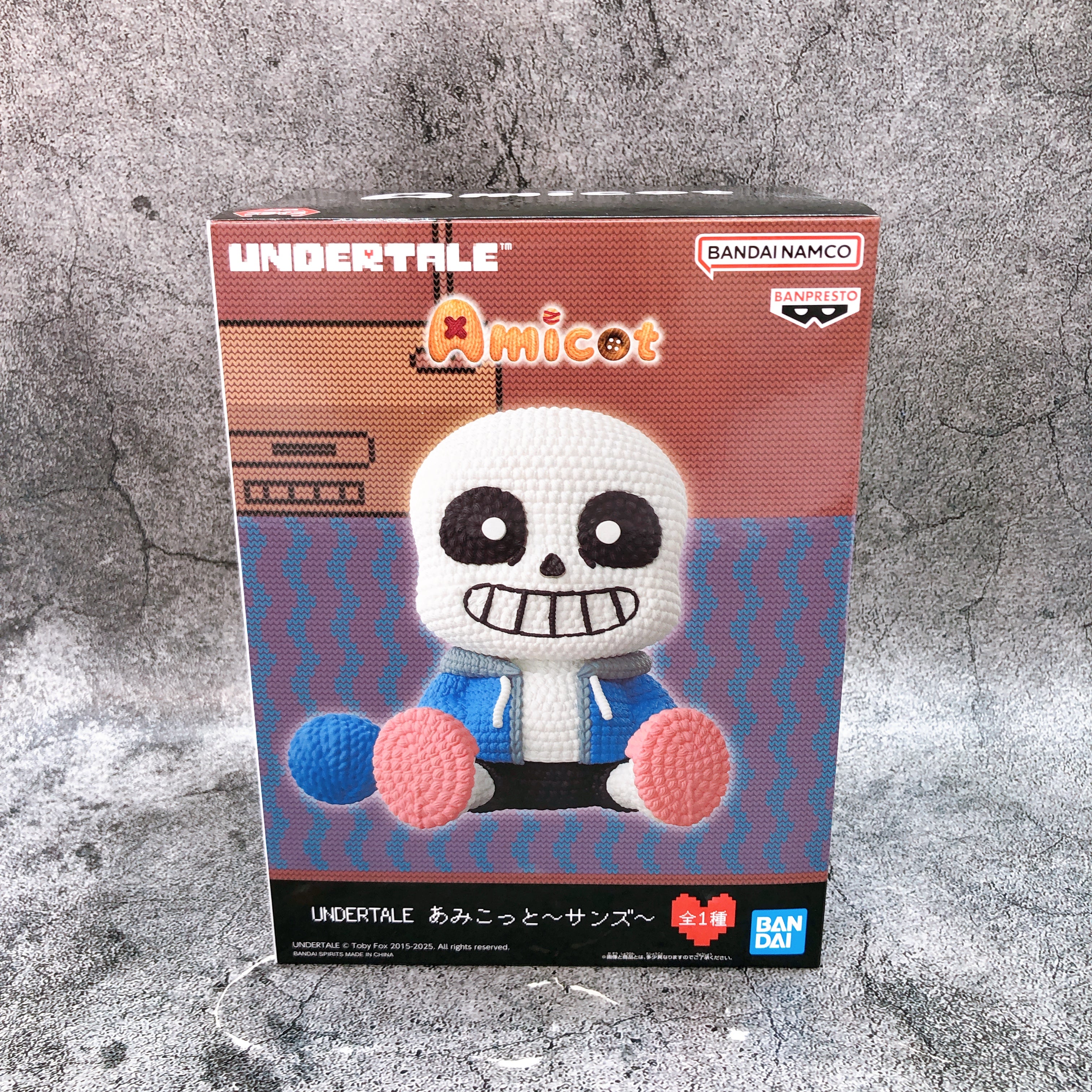 UNDERTALE Sans Amicot Figure BANPRESTO Japan Sealed NEW