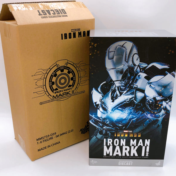 HOT TOYS IRON MAN MARK 2 II 2.0 DIECAST MMS733-D59 Marvel 1/6 Action Figure NEW