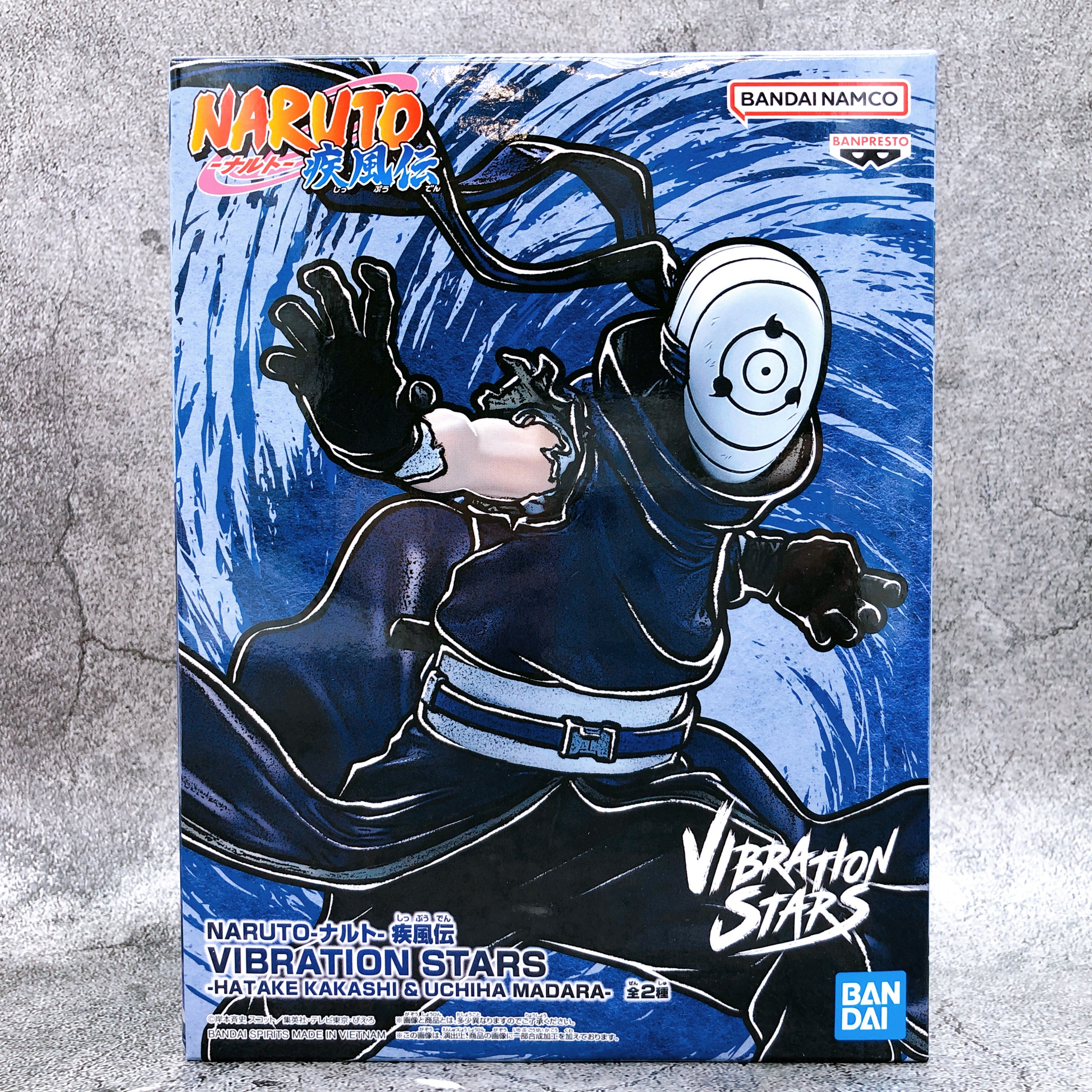 Naruto Shippuden Madara Uchiha Mask ver. VIBRATION STARS Banpresto Figure NEW