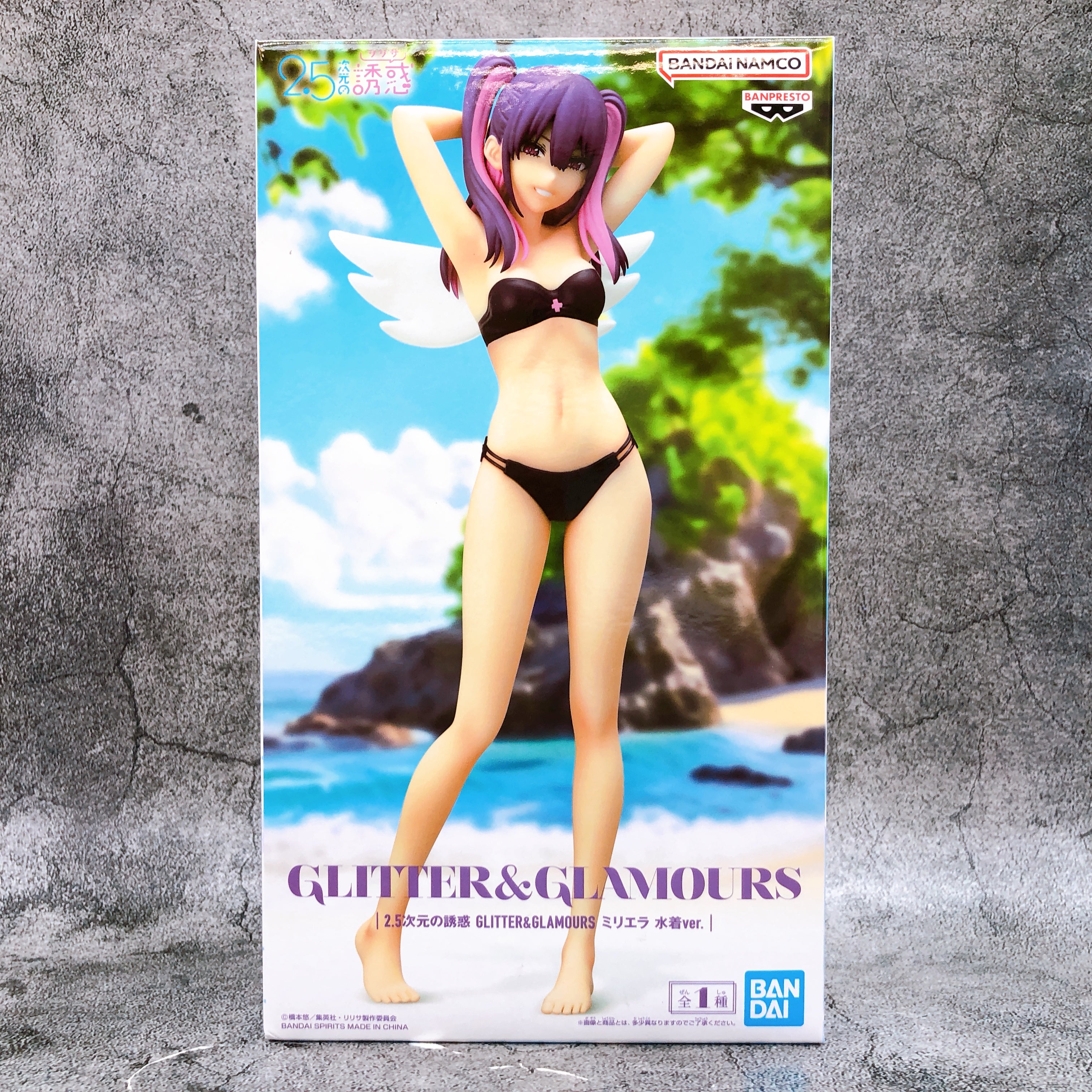 2.5 Digital Seduction Miriella Swimsuit Glitter & Glamours Figure Banpresto NEW