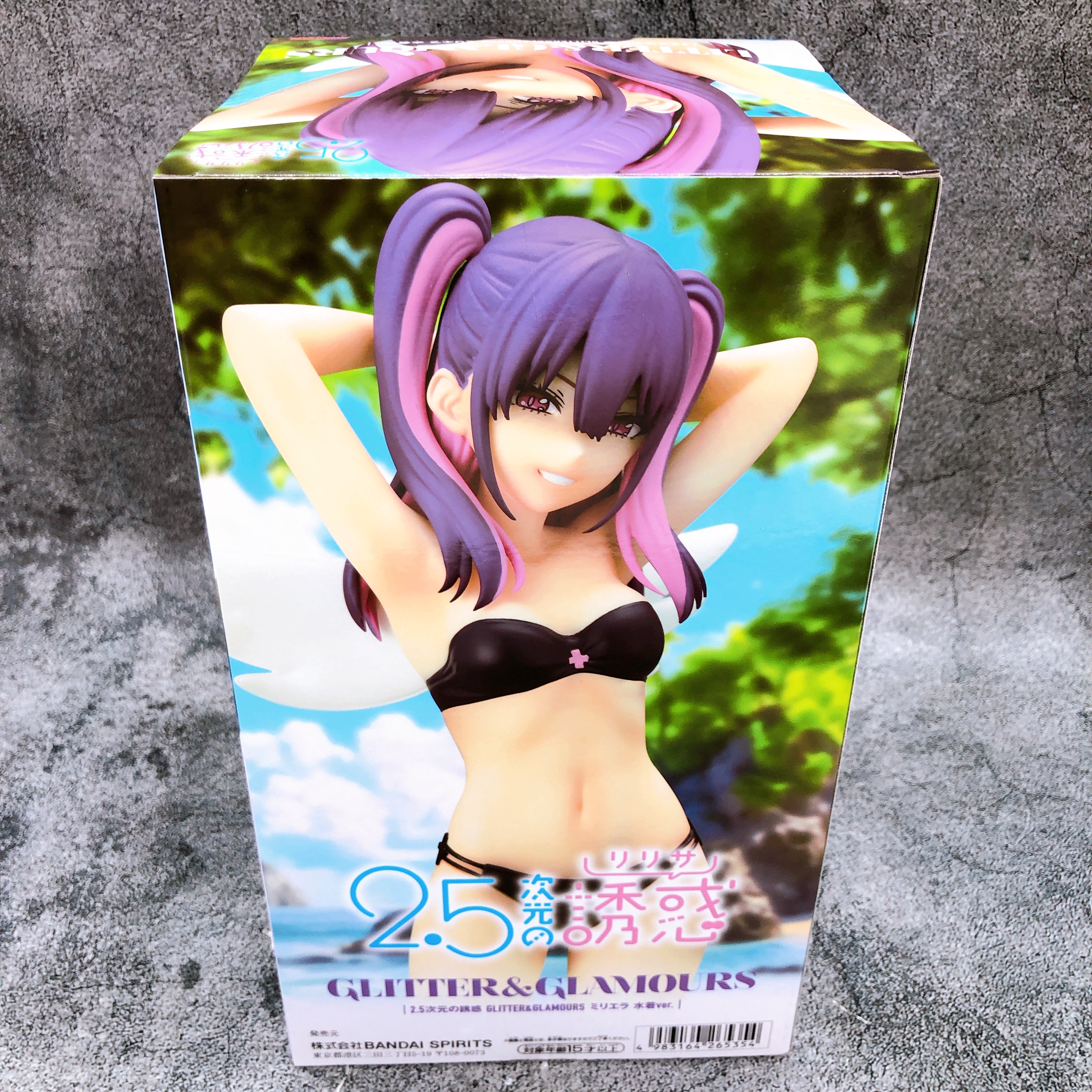 2.5 Digital Seduction Miriella Swimsuit Glitter & Glamours Figure Banpresto NEW