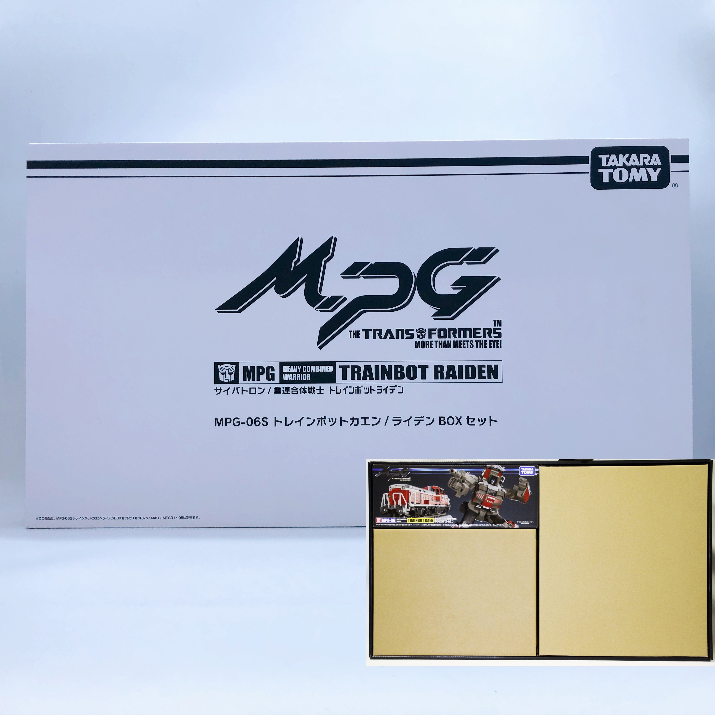 Transformers Masterpiece G MPG-06S Trainbot Kaen Raiden BOX SET Takara Tomy NEW