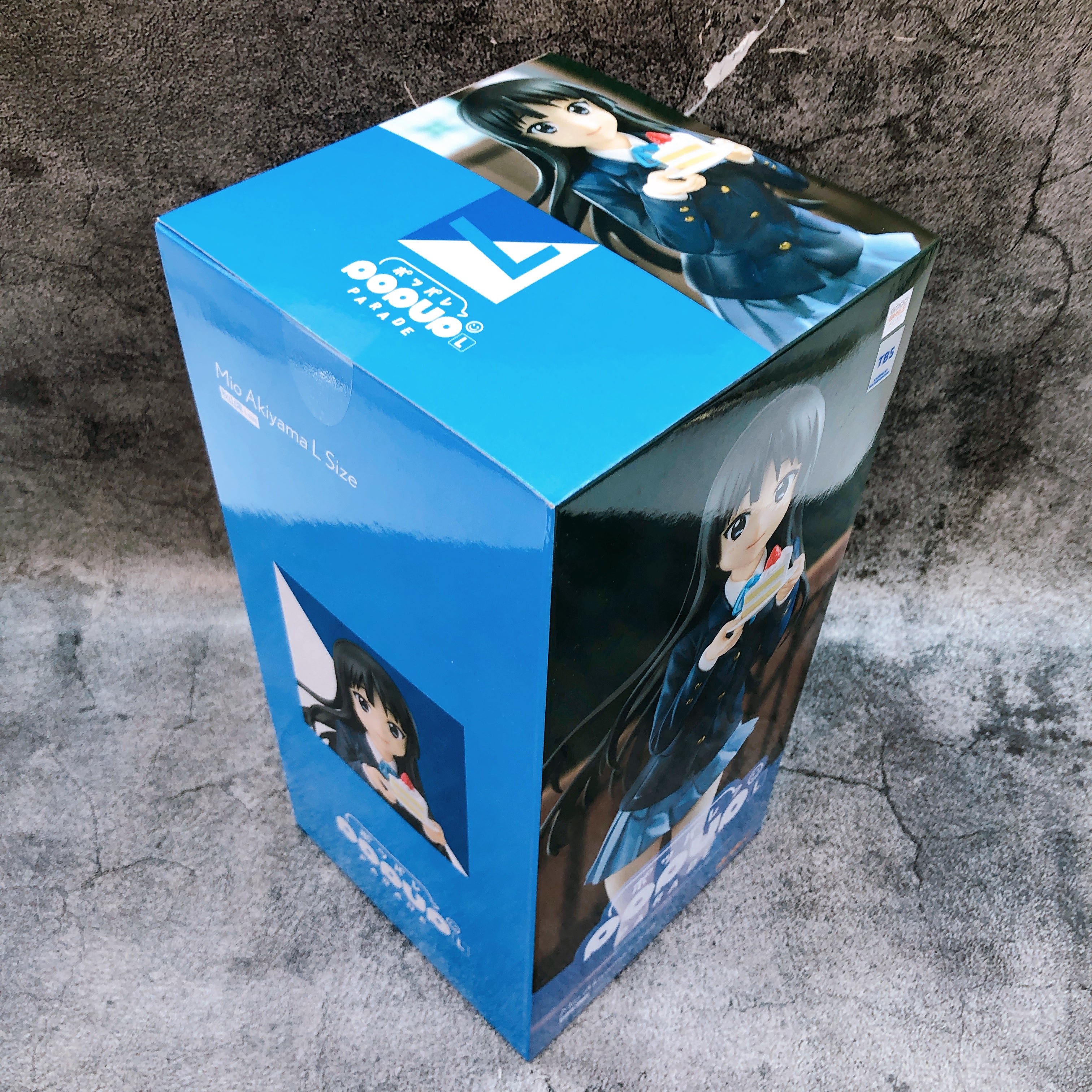 K-ON! Mio Akiyama L size Pop Up Parade Figure Good Smile Company AUTHENTIC Japan