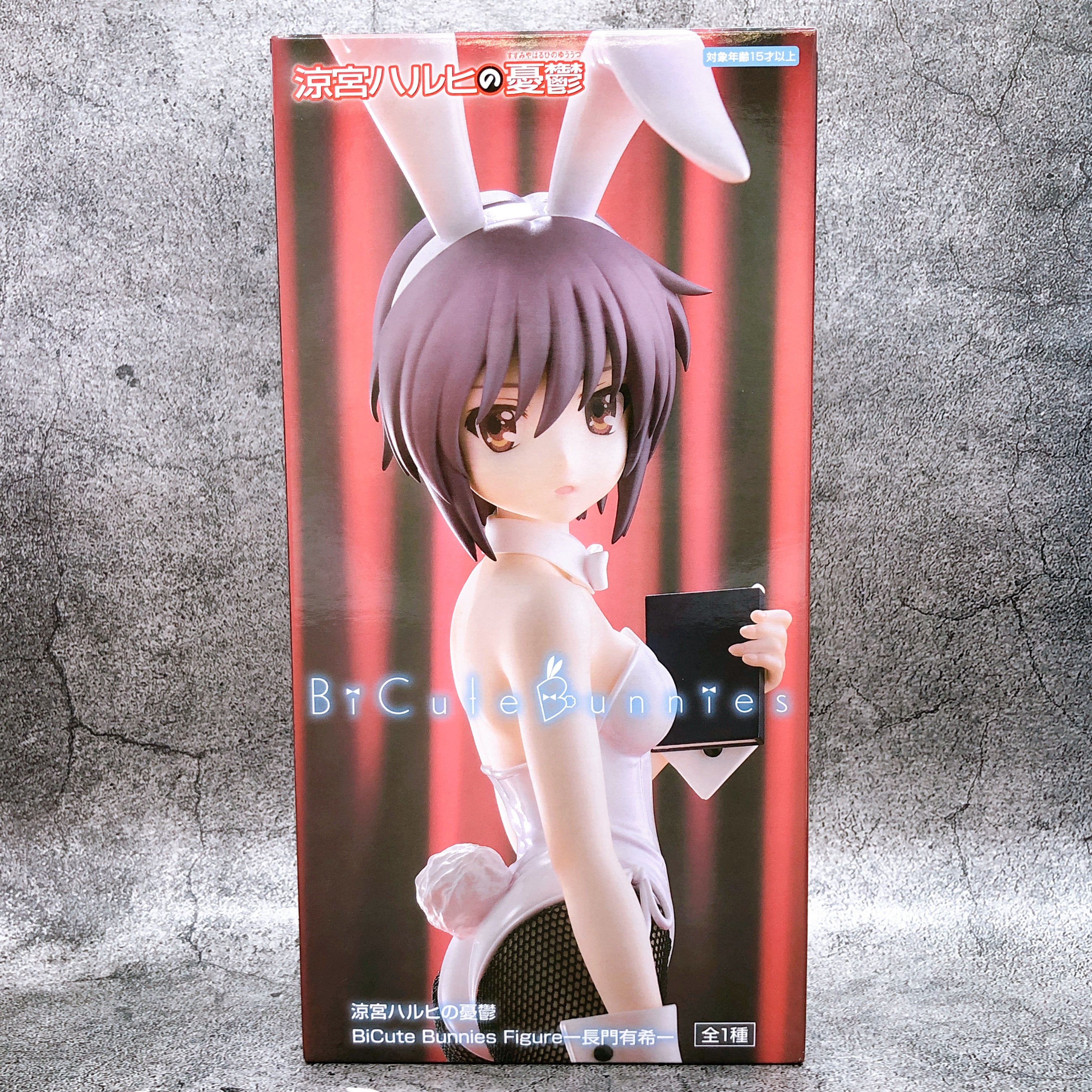 The Melancholy of Suzumiya Haruhi Yuki Nagato BiCute Bunnies Figure FuRyu Japan