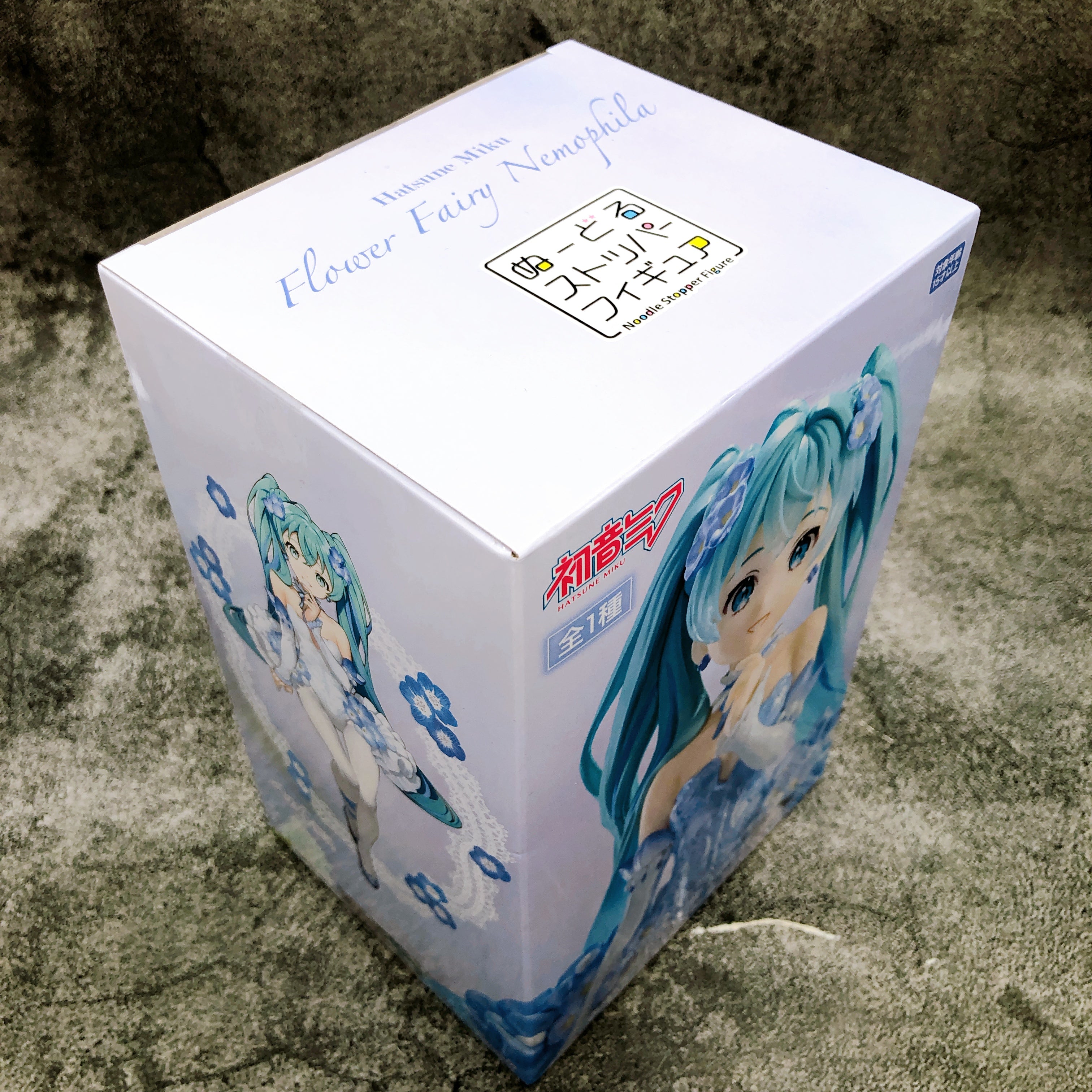 Hatsune Miku Flower Fairy Nemophila Pale Blue ver Noodle Stopper Figur