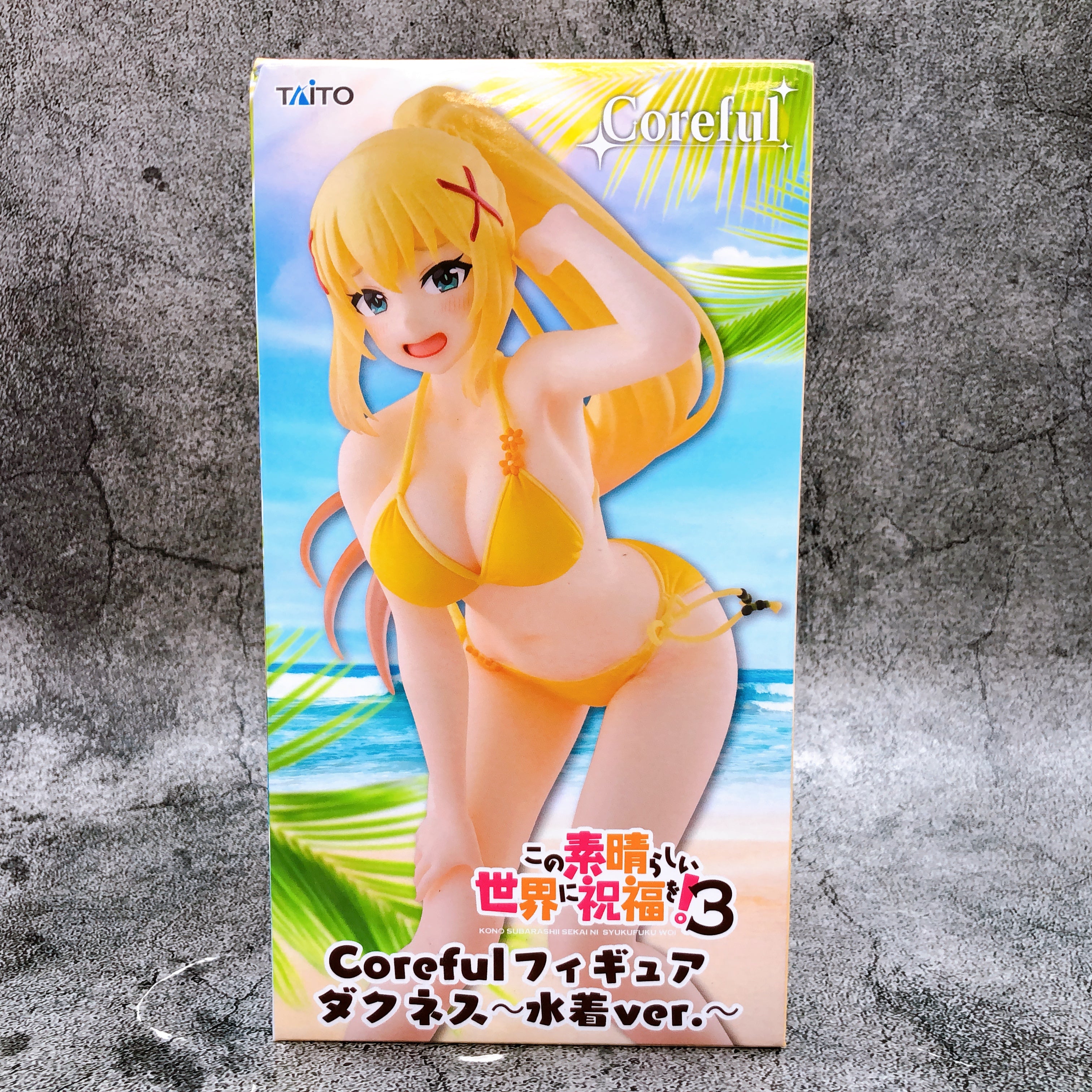 Konosuba Darkness Swimsuit ver. Coreful Figure God's Blessing 3 Taito Japan NEW