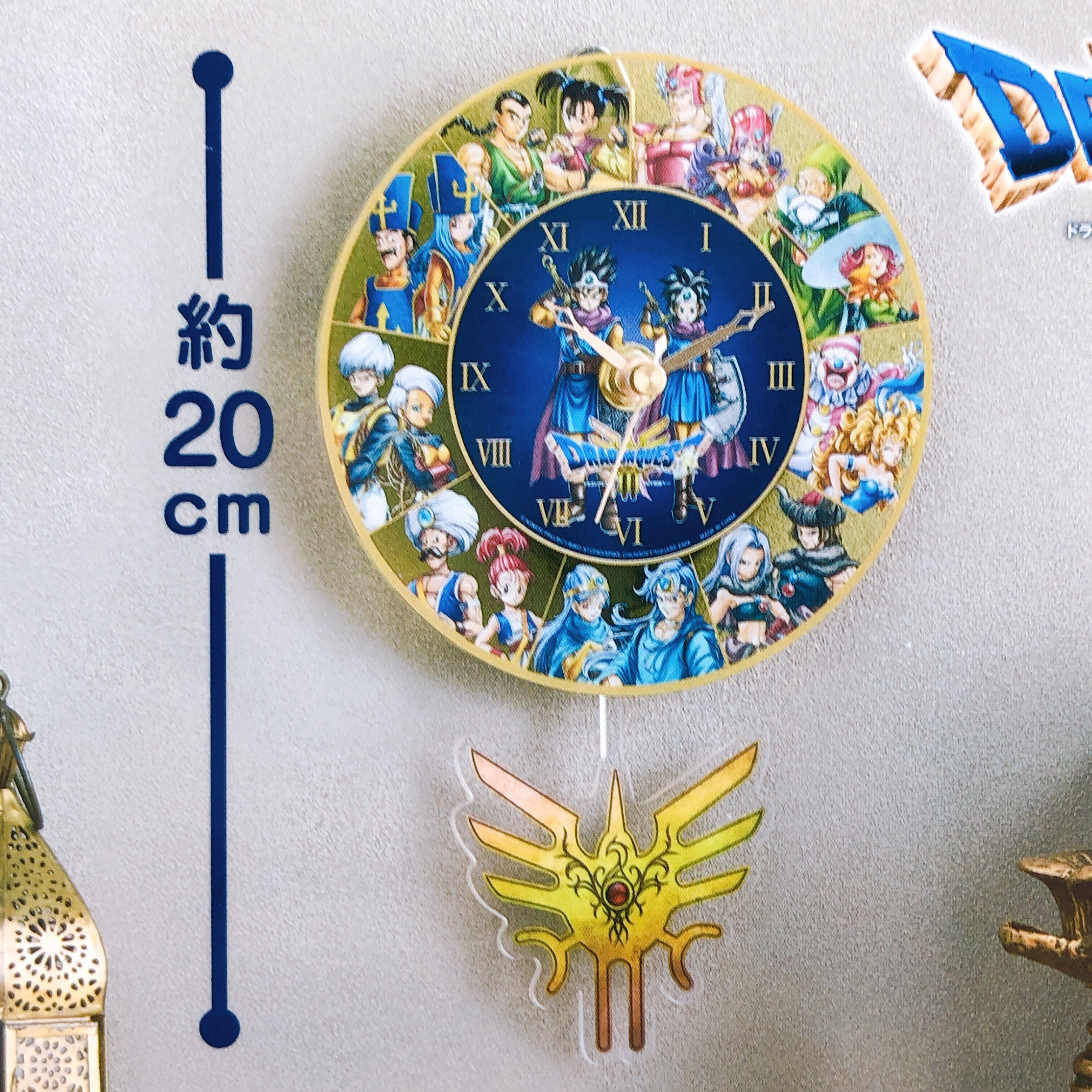 Dragon Quest 3 Wall Clock HD-2D ver. DQ III Release Design Taito NEW FASTSHIP