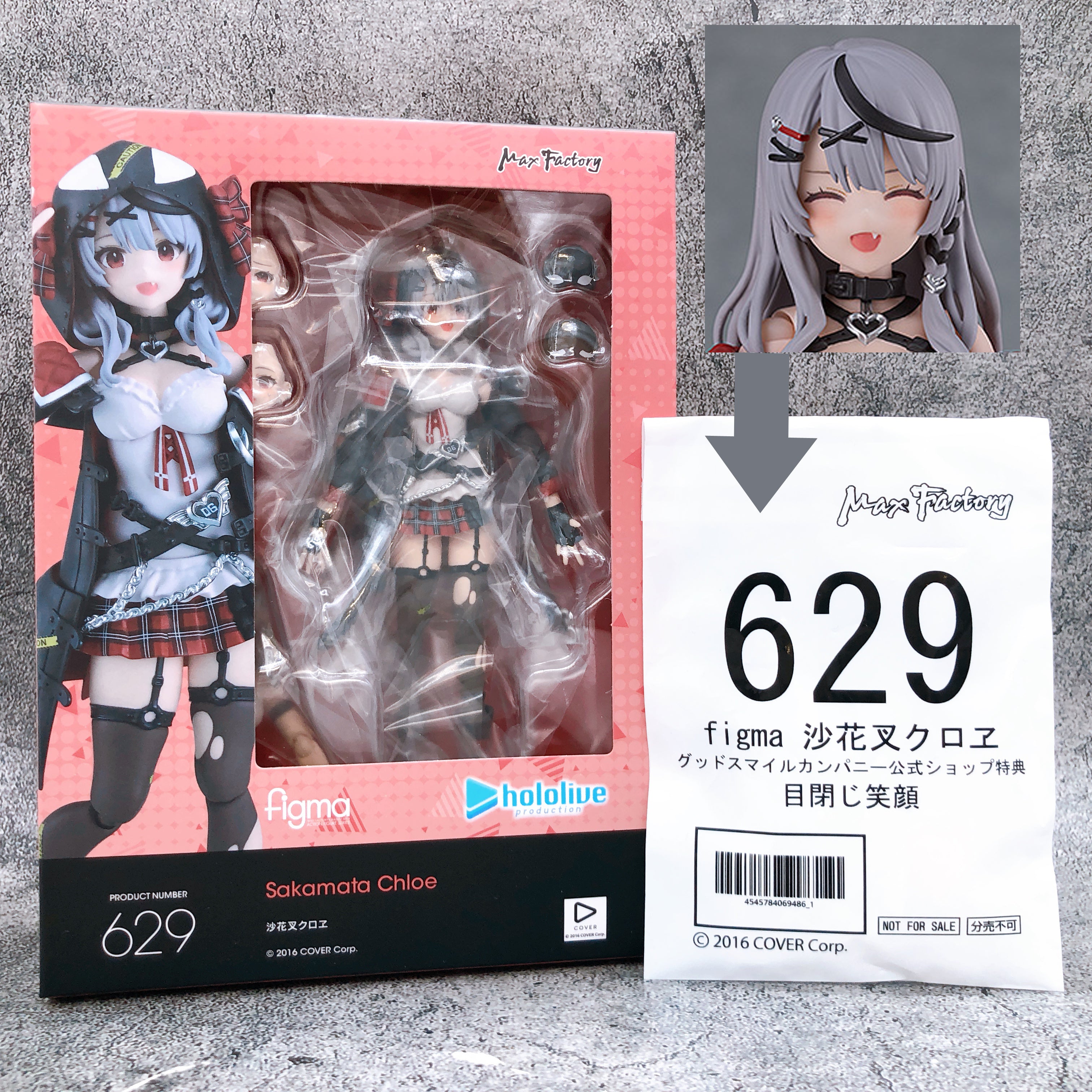 (w/Bonus) hololive Sakamata Chloe figma 629 Action Figure Max Factory Japan NEW