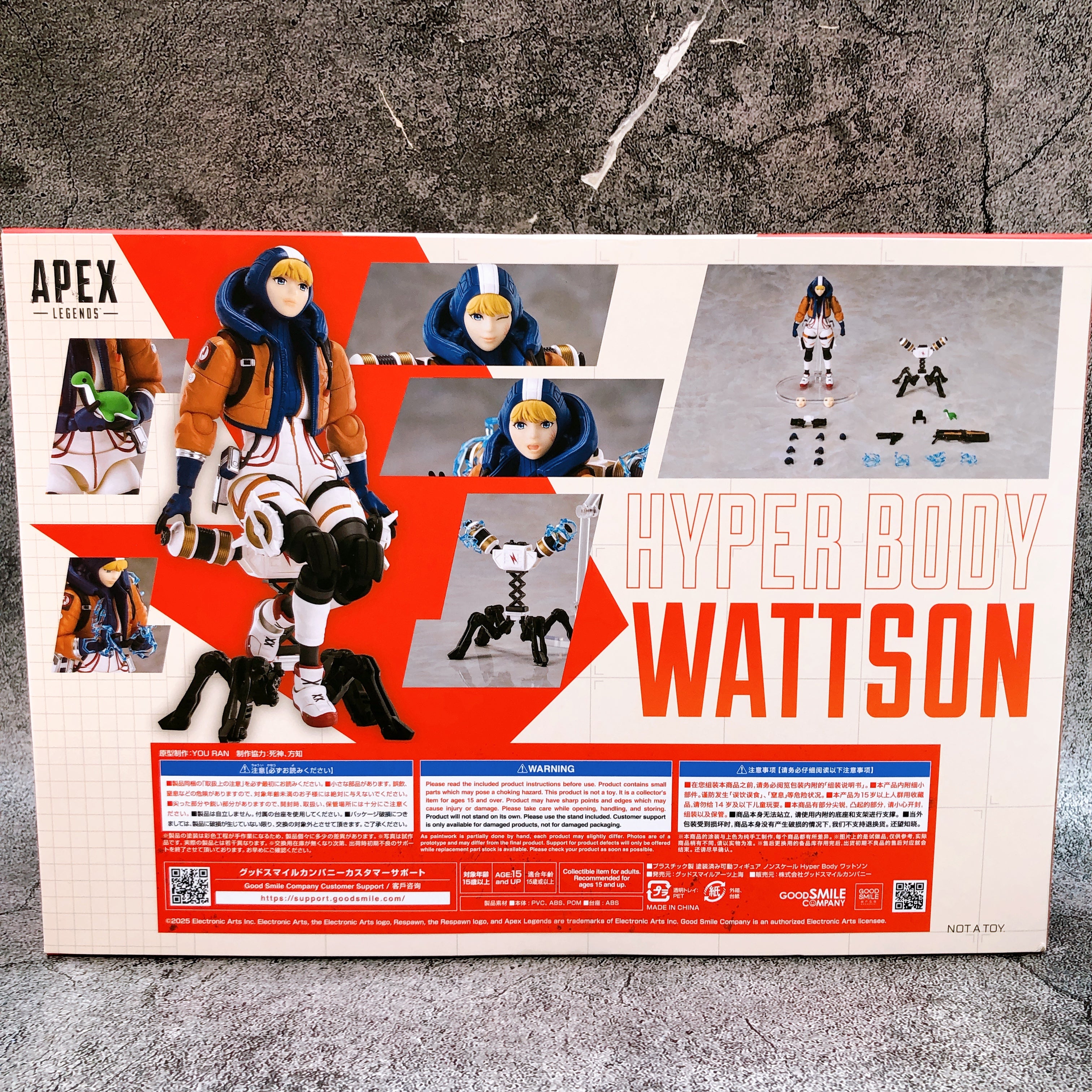 Apex Legends Wattson Hyper Body Action Figure Good Smile Arts Japan Sealed NEW