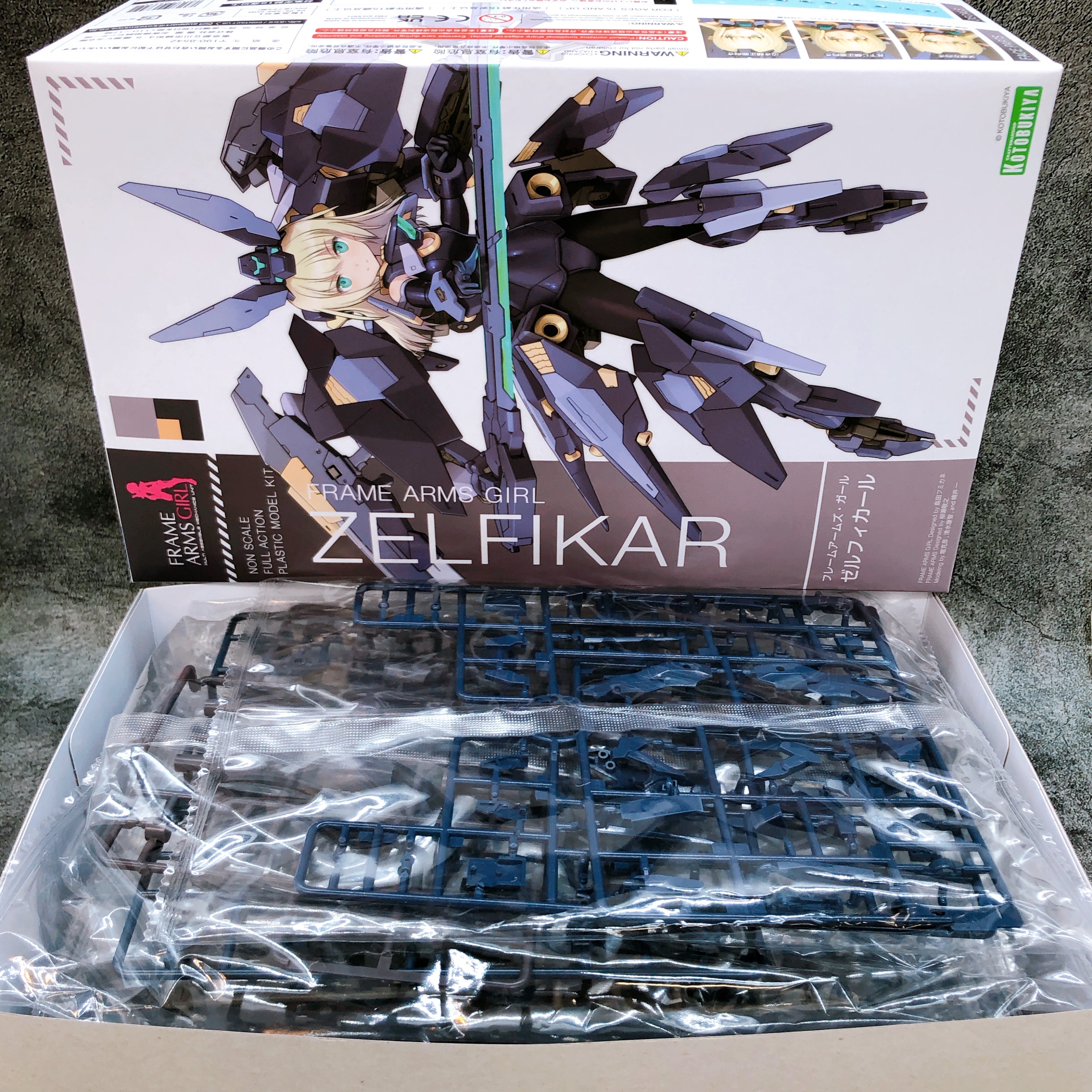 Frame Arms Girl ZELFIKAR Non Scale Full Action Model kit KOTOBUKIYA Japan NEW